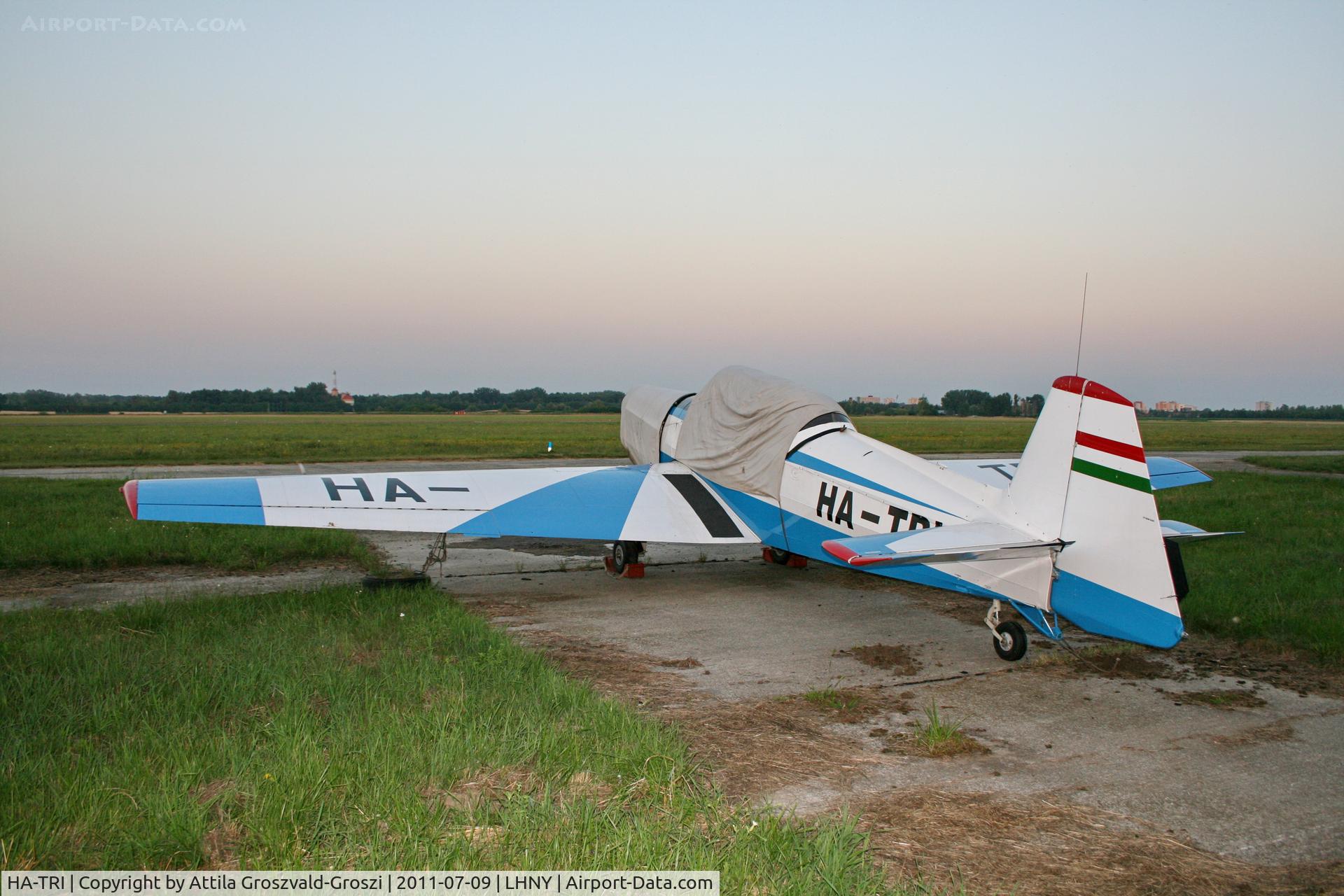 HA-TRI, Zlin Z-326M C/N 625-07, LHNY - Nyiregyháza Airport, Hungary