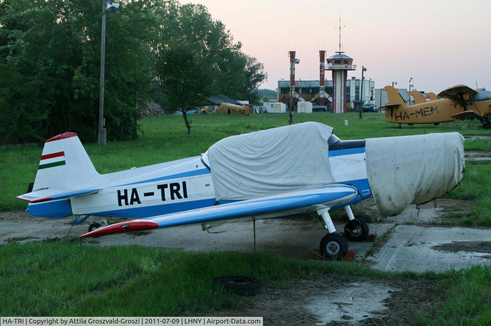 HA-TRI, Zlin Z-326M C/N 625-07, LHNY - Nyiregyháza Airport, Hungary