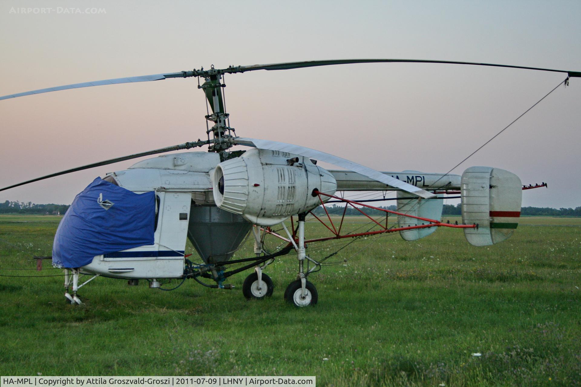 HA-MPL, 1978 Kamov Ka-26 Hoodlum C/N 7806310, LHNY - Nyiregyháza Airport, Hungary