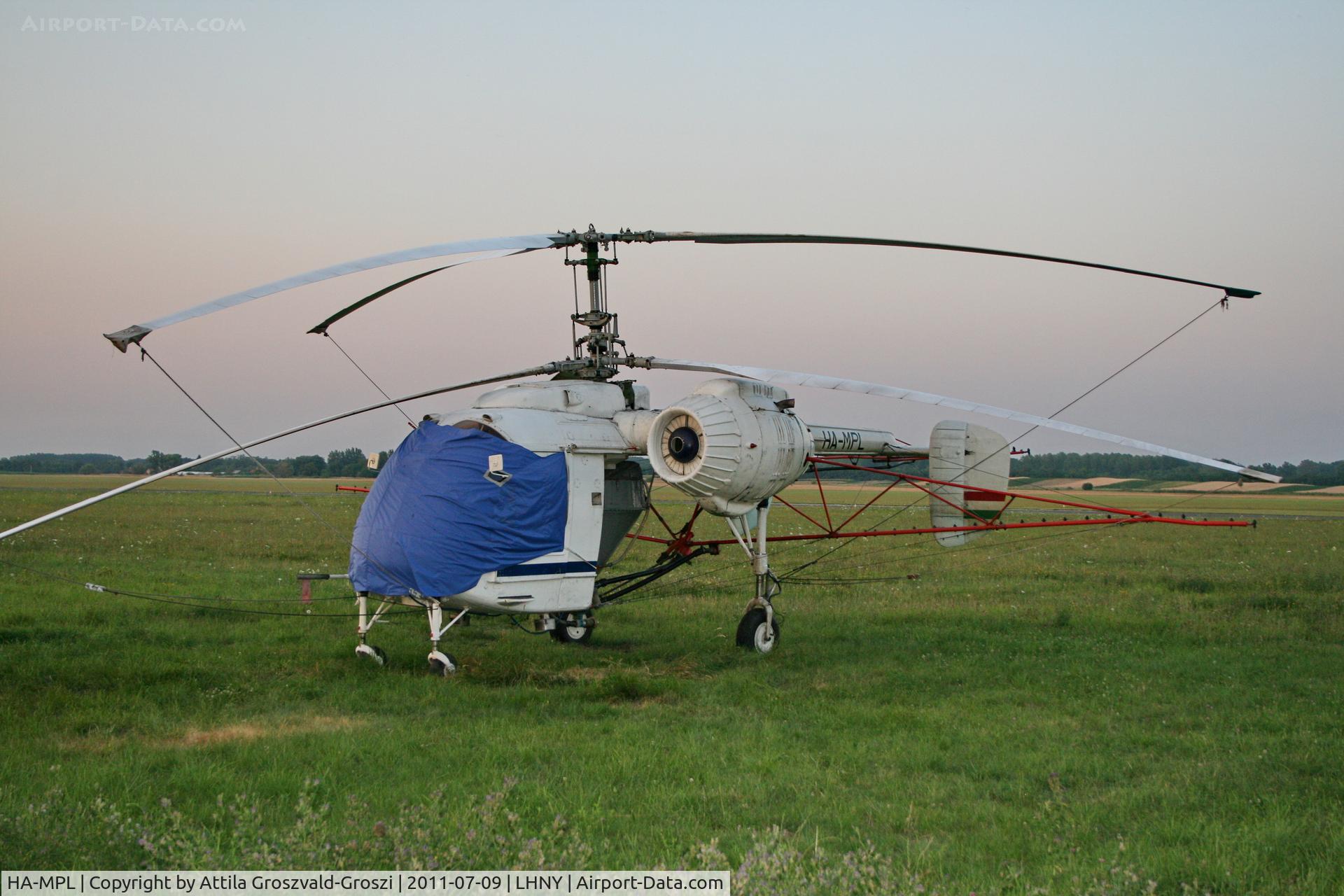 HA-MPL, 1978 Kamov Ka-26 Hoodlum C/N 7806310, LHNY - Nyiregyháza Airport, Hungary