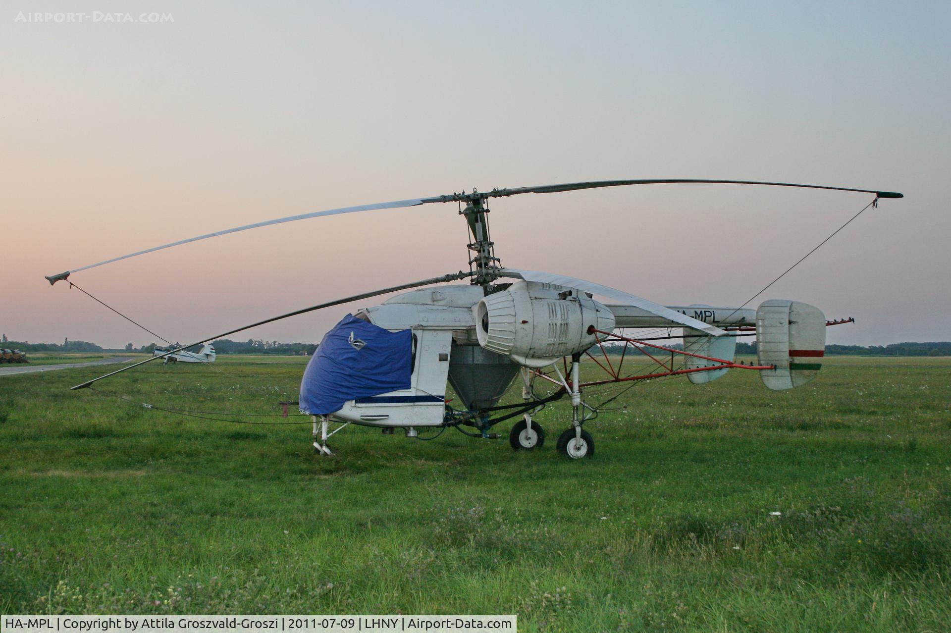 HA-MPL, 1978 Kamov Ka-26 Hoodlum C/N 7806310, LHNY - Nyiregyháza Airport, Hungary