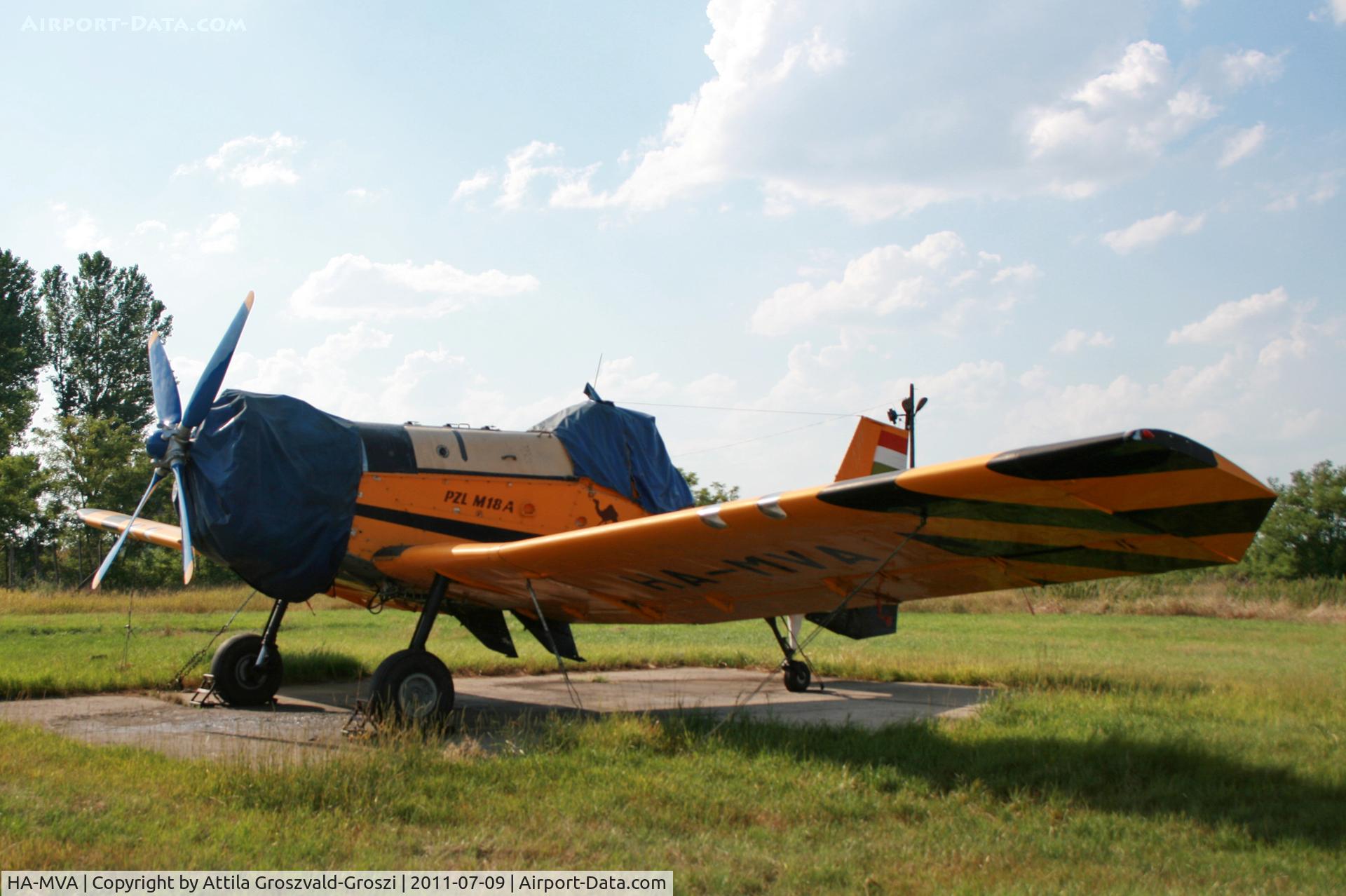 HA-MVA, 1988 PZL-Mielec M-18A Dromader C/N 1Z007-06, Tiszasüly Agricultural Airport and take-off field, Hungary