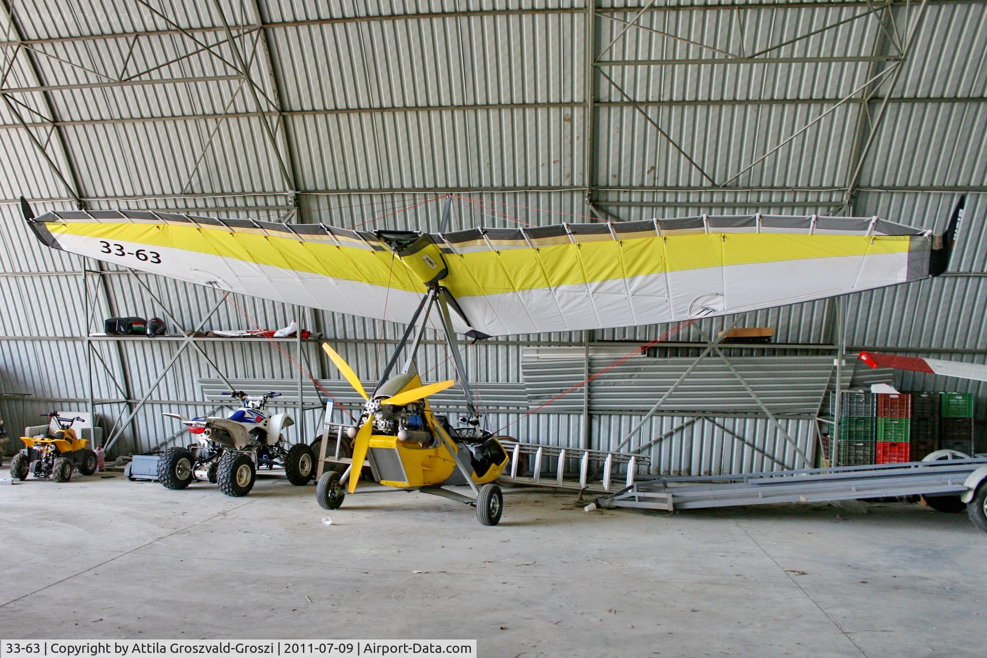 33-63, Air Création BioniX Tanarg 912 C/N A10023-10019, Törökszentmiklós, Surjány Airport, Hungary