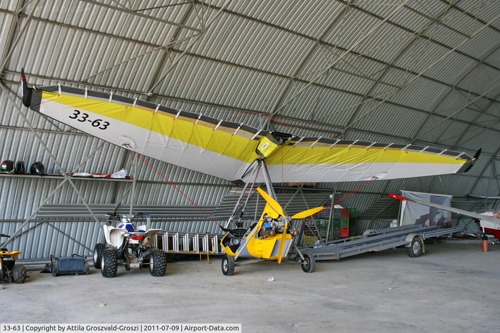 33-63, Air Création BioniX Tanarg 912 C/N A10023-10019, Törökszentmiklós, Surjány Airport, Hungary