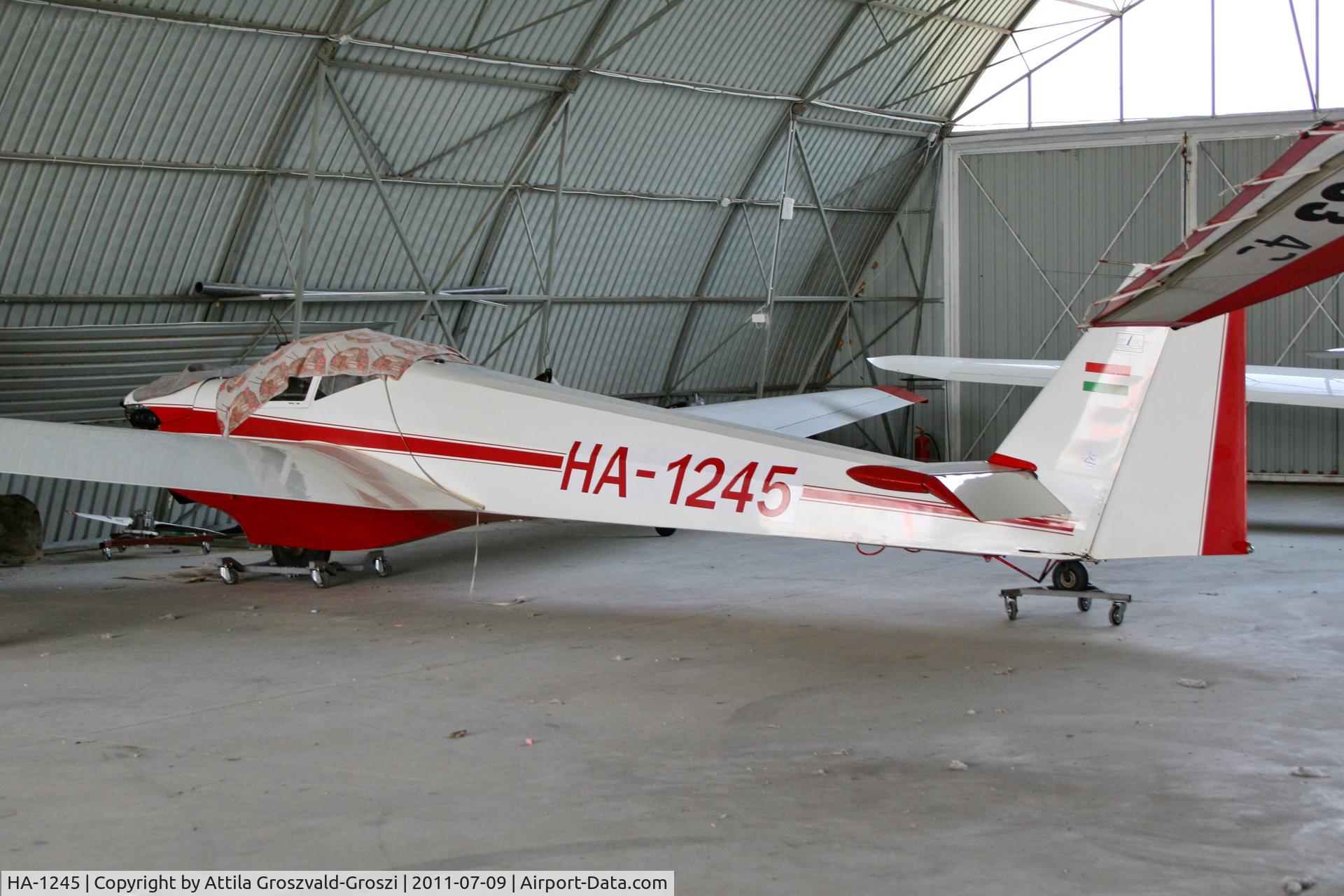 HA-1245, 1979 Scheibe SF-25E Super Falke C/N 4350, Törökszentmiklós, Surjány Airport, Hungary