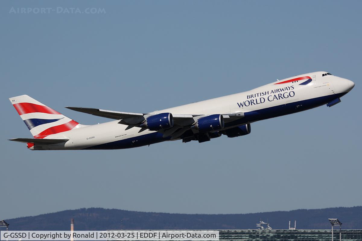 G-GSSD, 2011 Boeing 747-87UF C/N 37561, at fra