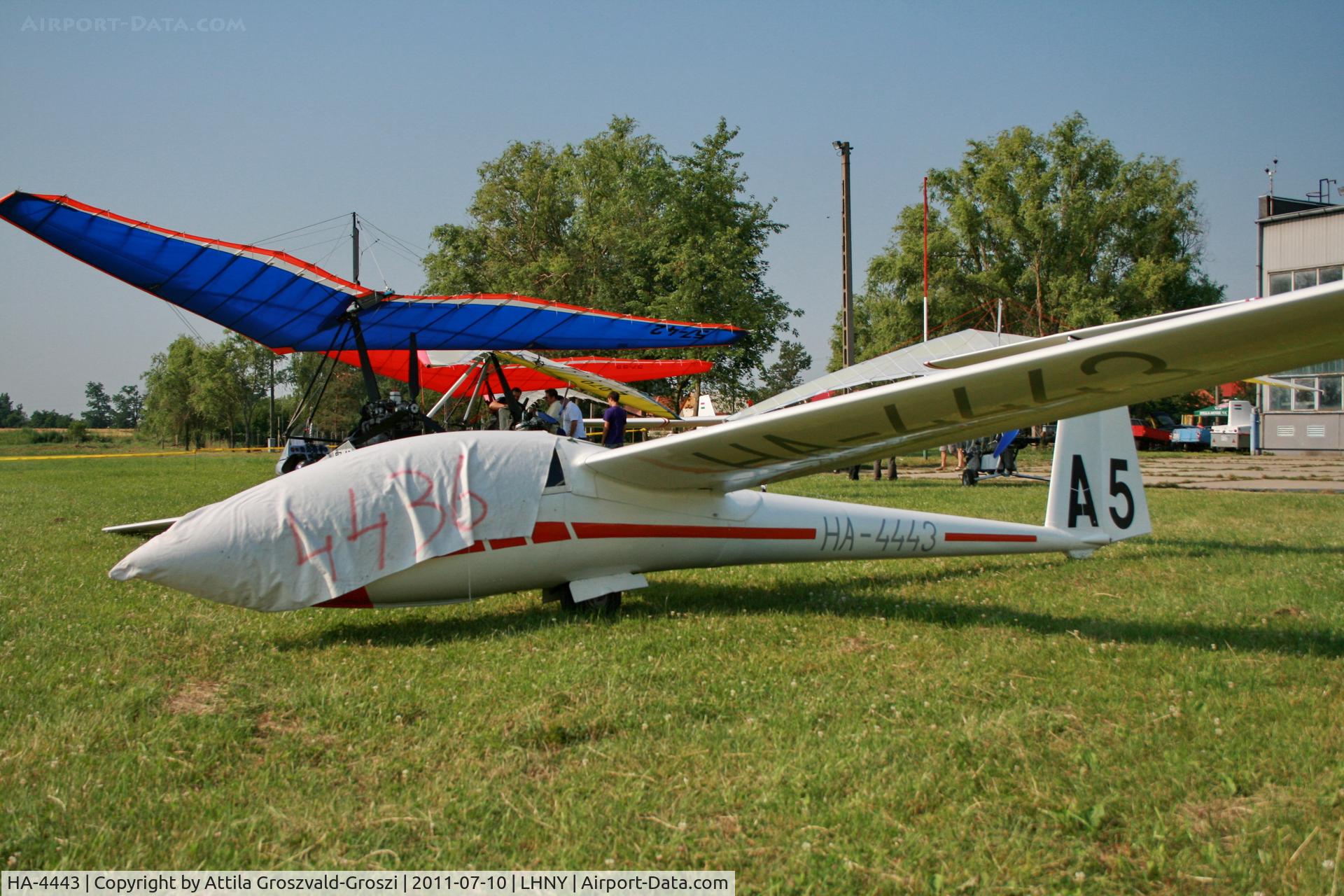 HA-4443, 1982 ICA-Brasov IS-29D2 C/N 172, LHNY - Nyiregyháza Airport, Hungary. Airshow 2011