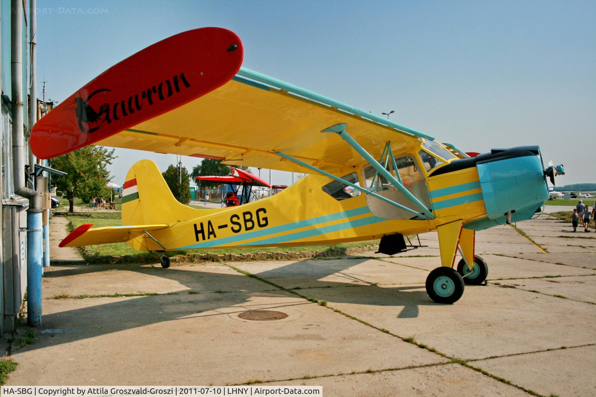 HA-SBG, 1967 PZL-Okecie PZL-101A Gawron C/N 107233, LHNY - Nyiregyháza Airport, Hungary. Airshow 2011