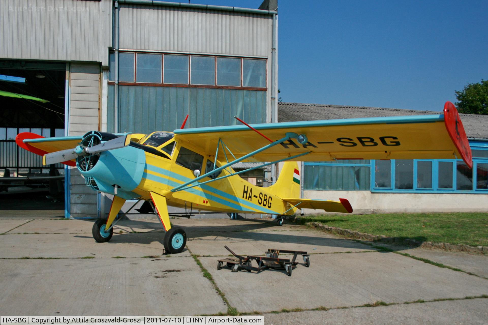 HA-SBG, 1967 PZL-Okecie PZL-101A Gawron C/N 107233, LHNY - Nyiregyháza Airport, Hungary. Airshow 2011