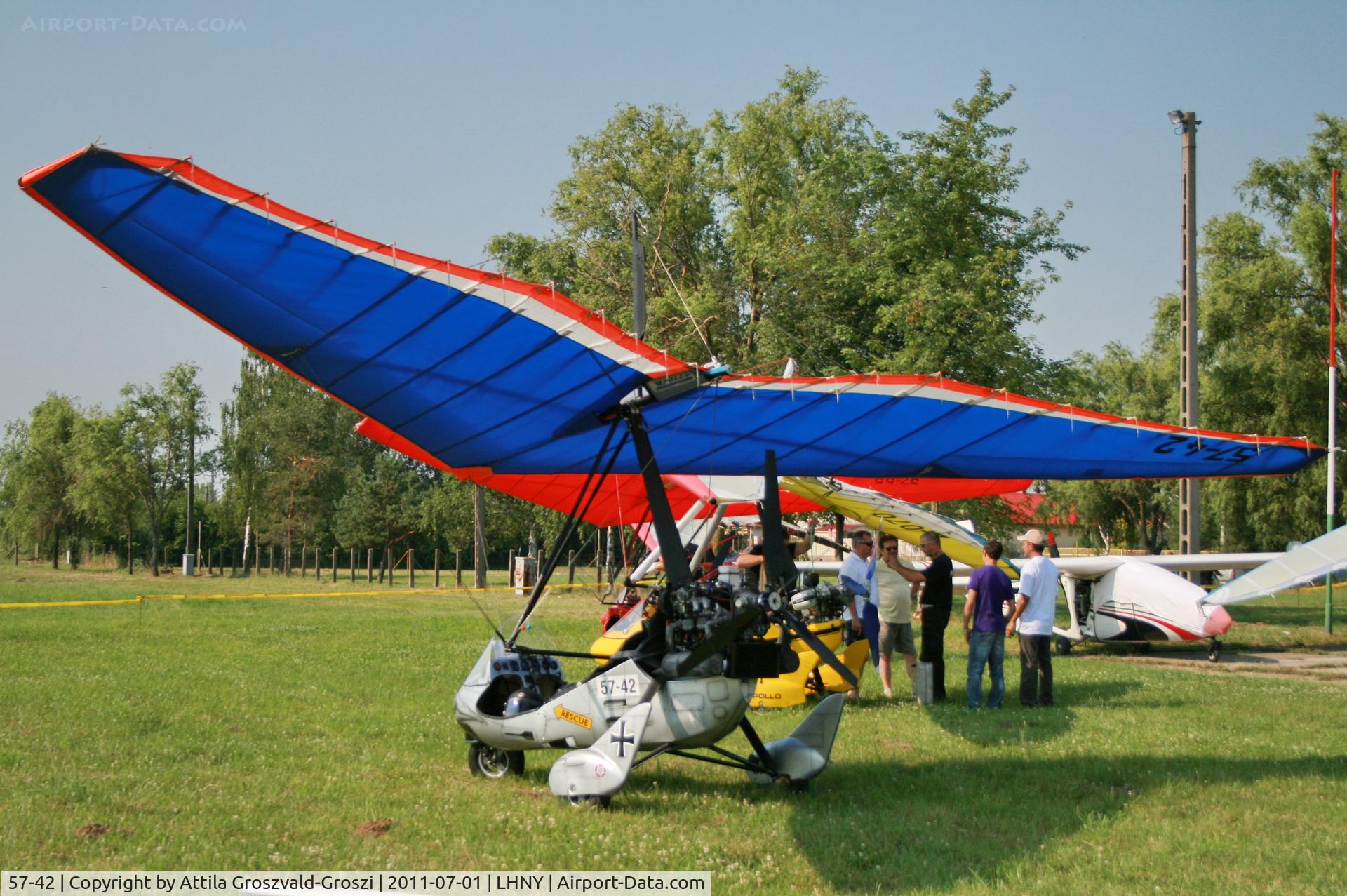 57-42, 2004 Apollo Jetstar C/N 190304, LHNY - Nyiregyháza Airport, Hungary. Airshow 2011