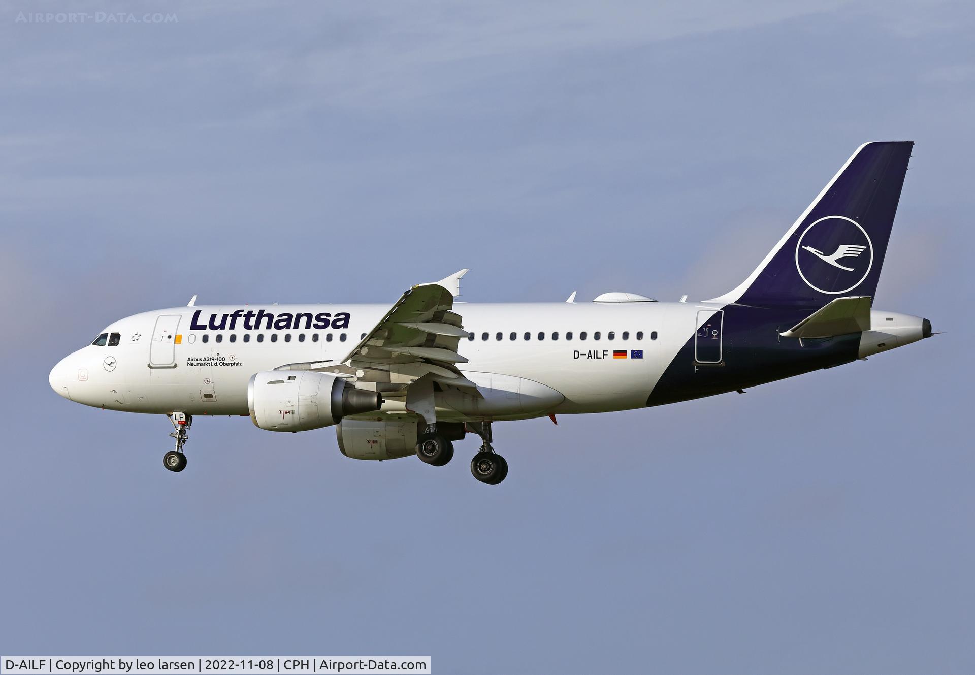 D-AILF, 1996 Airbus A319-114 C/N 636, Copenhagen 8.11.2022
