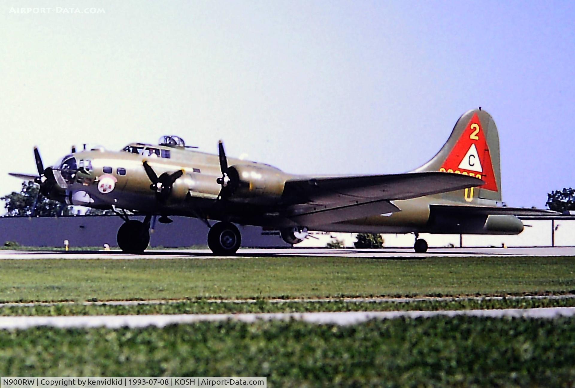 N900RW, 1944 Boeing B-17G Flying Fortress C/N 8627, At OskKosh, ex G-FORT.