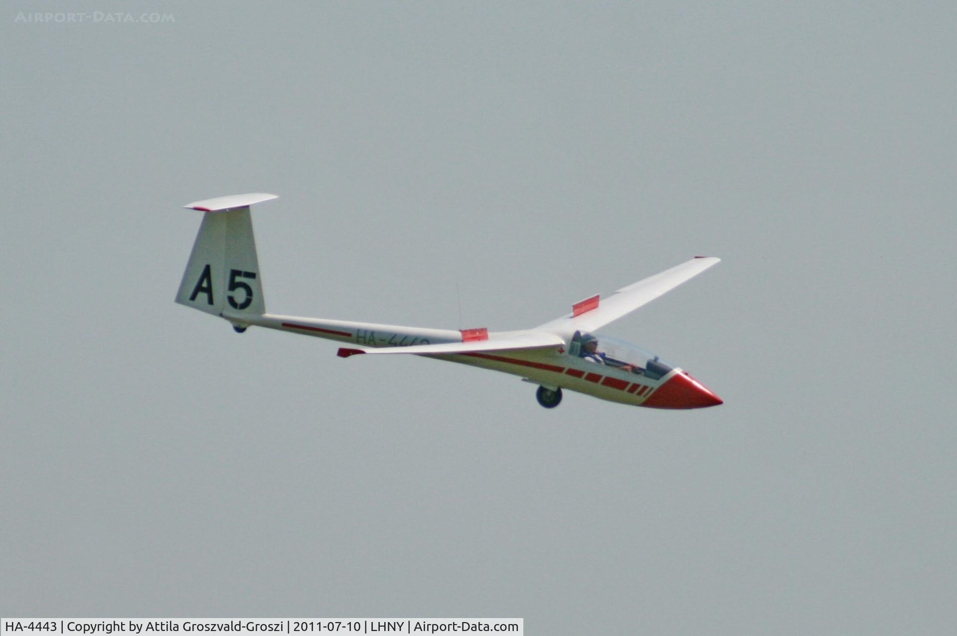 HA-4443, 1982 ICA-Brasov IS-29D2 C/N 172, LHNY - Nyiregyháza Airport, Hungary. Airshow 2011