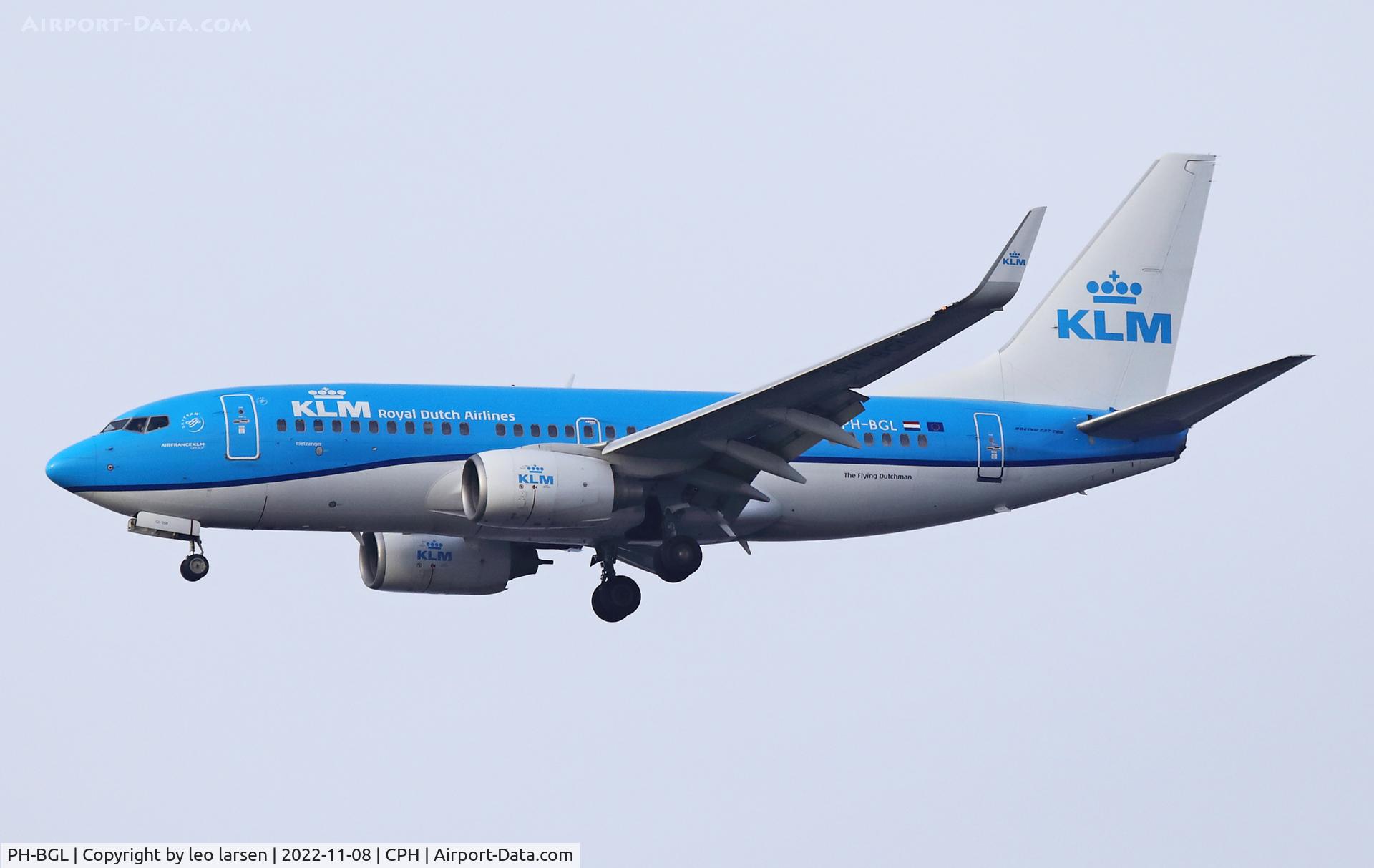 PH-BGL, 2010 Boeing 737-7K2 C/N 30369, Copenhagen 8.11.2022