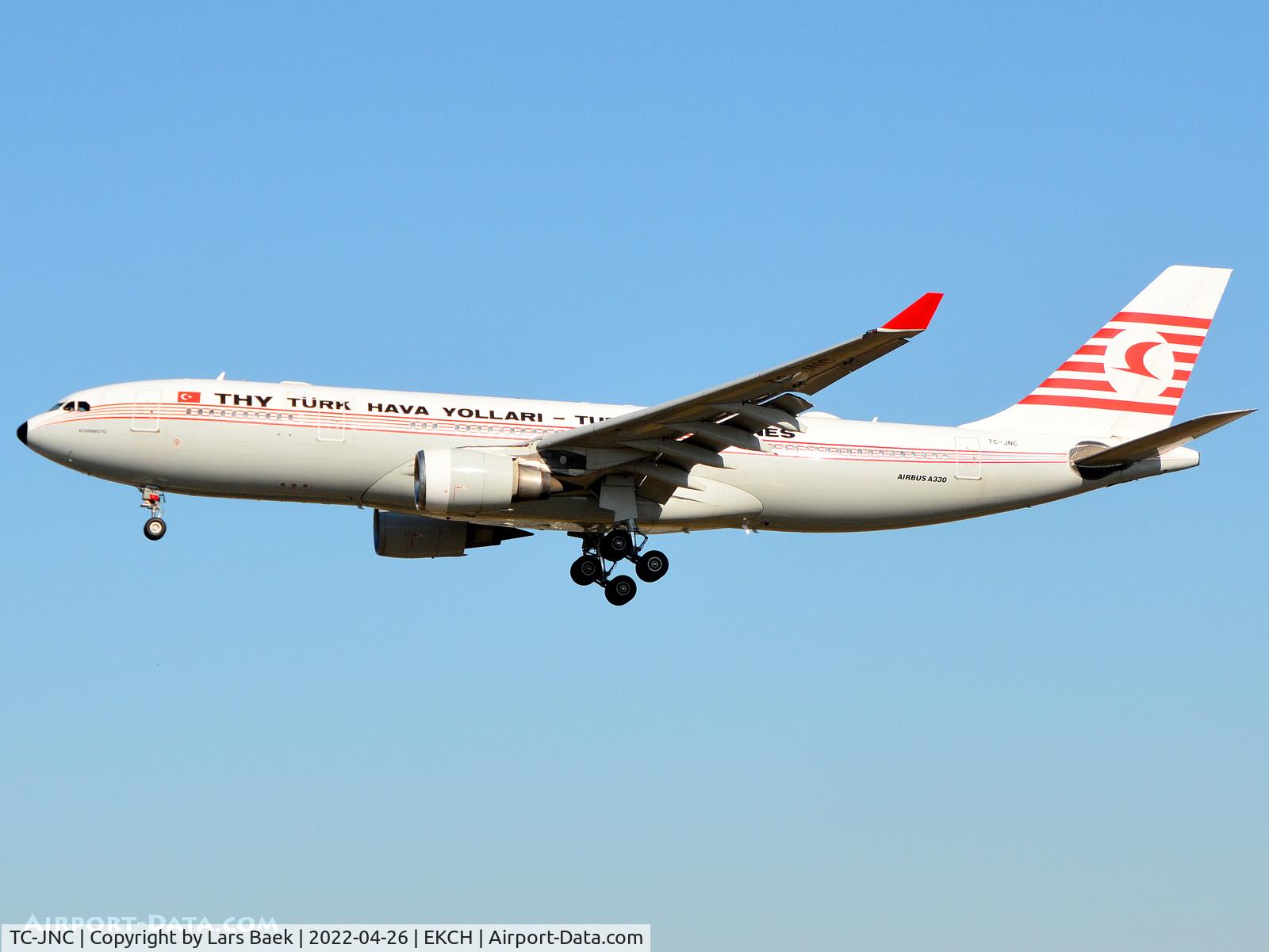 TC-JNC, 2006 Airbus A330-203 C/N 742, RWY22L, 
Kushimoto, Retro