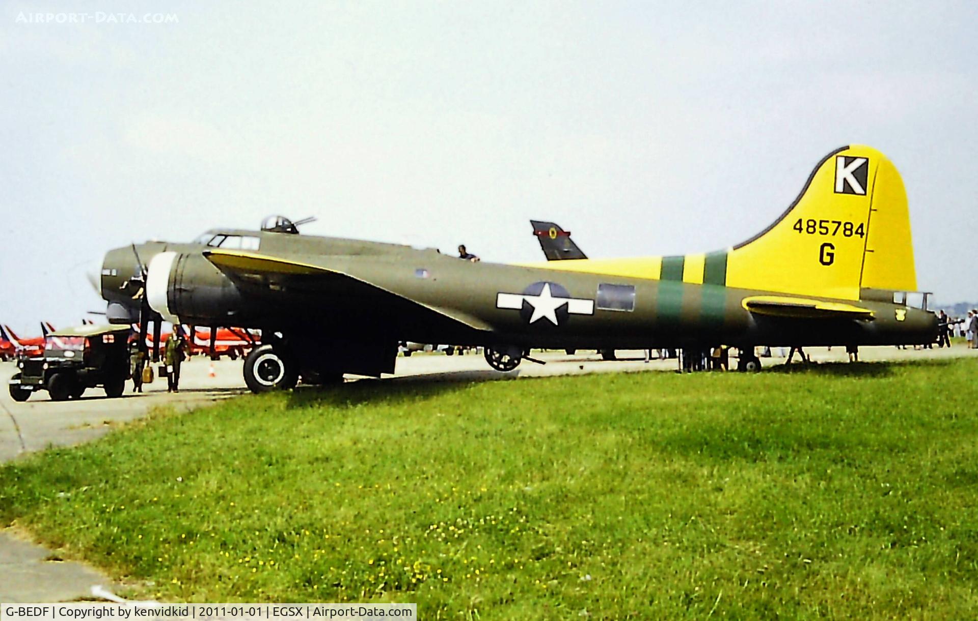 G-BEDF, 1944 Boeing B-17G Flying Fortress C/N 8693, At North Weald.