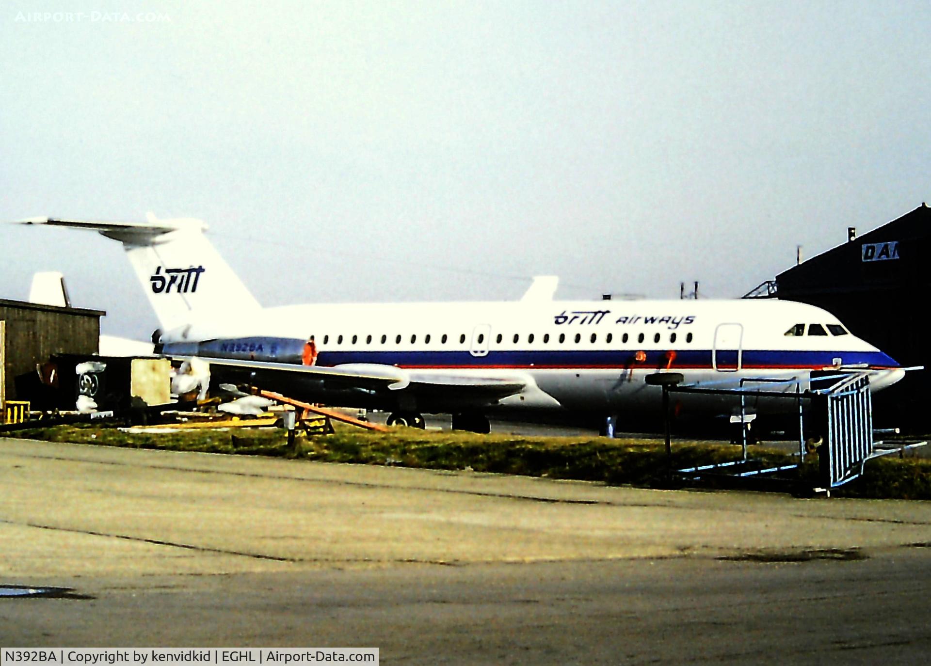N392BA, 1968 BAC 111-416EK One-Eleven C/N BAC.131, At Lasham.