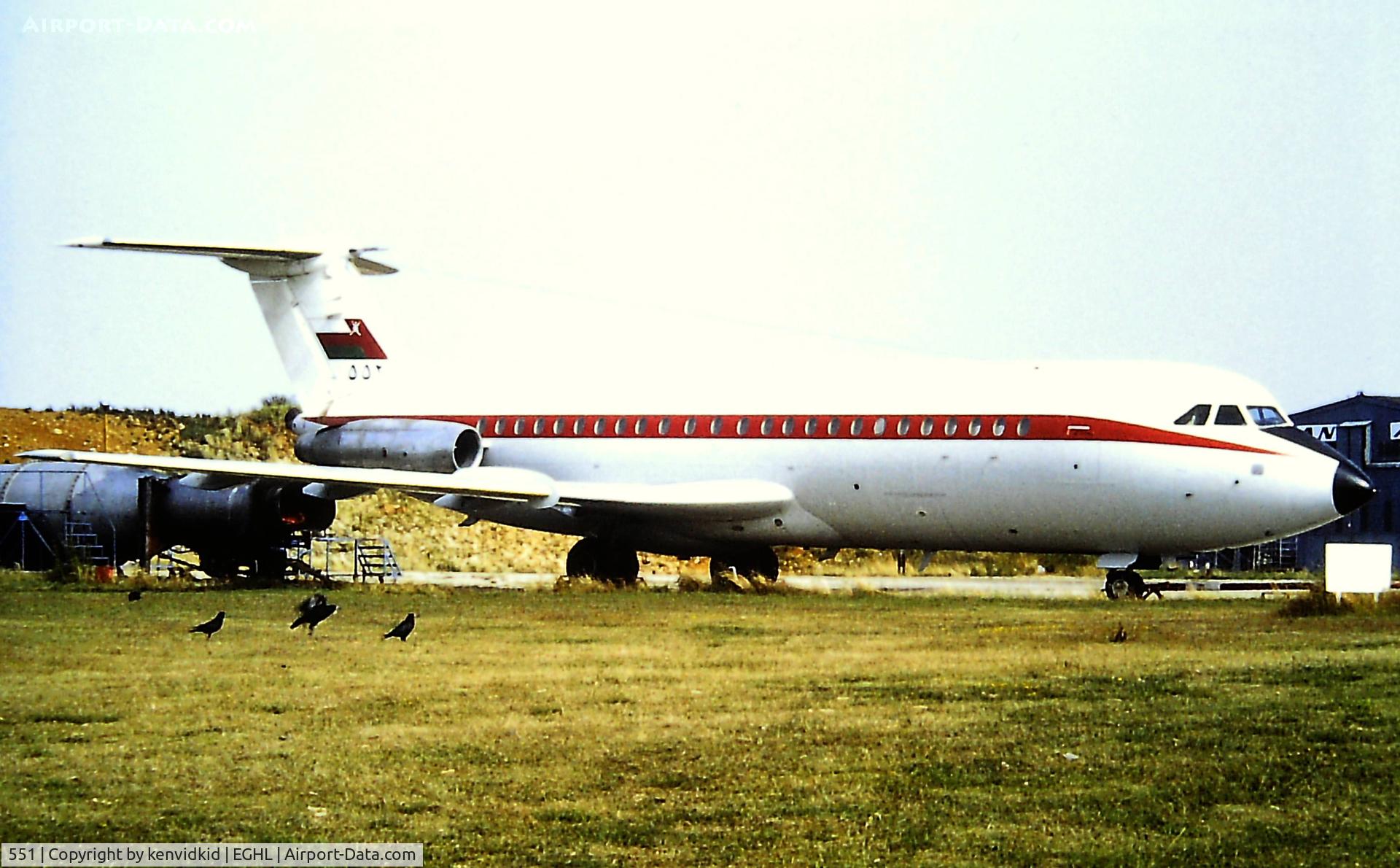 551, 1974 BAC 111-485GD One-Eleven C/N BAC.247, At Lasham.