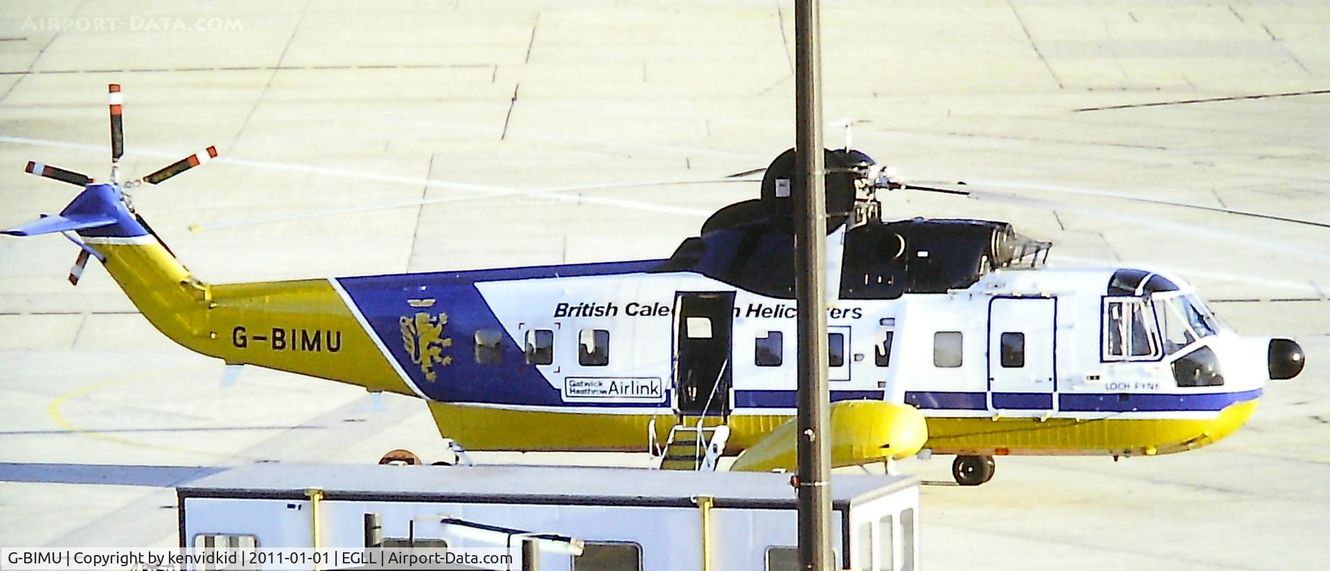 G-BIMU, 1974 Sikorsky S-61N C/N 61752, At London Heathrow.