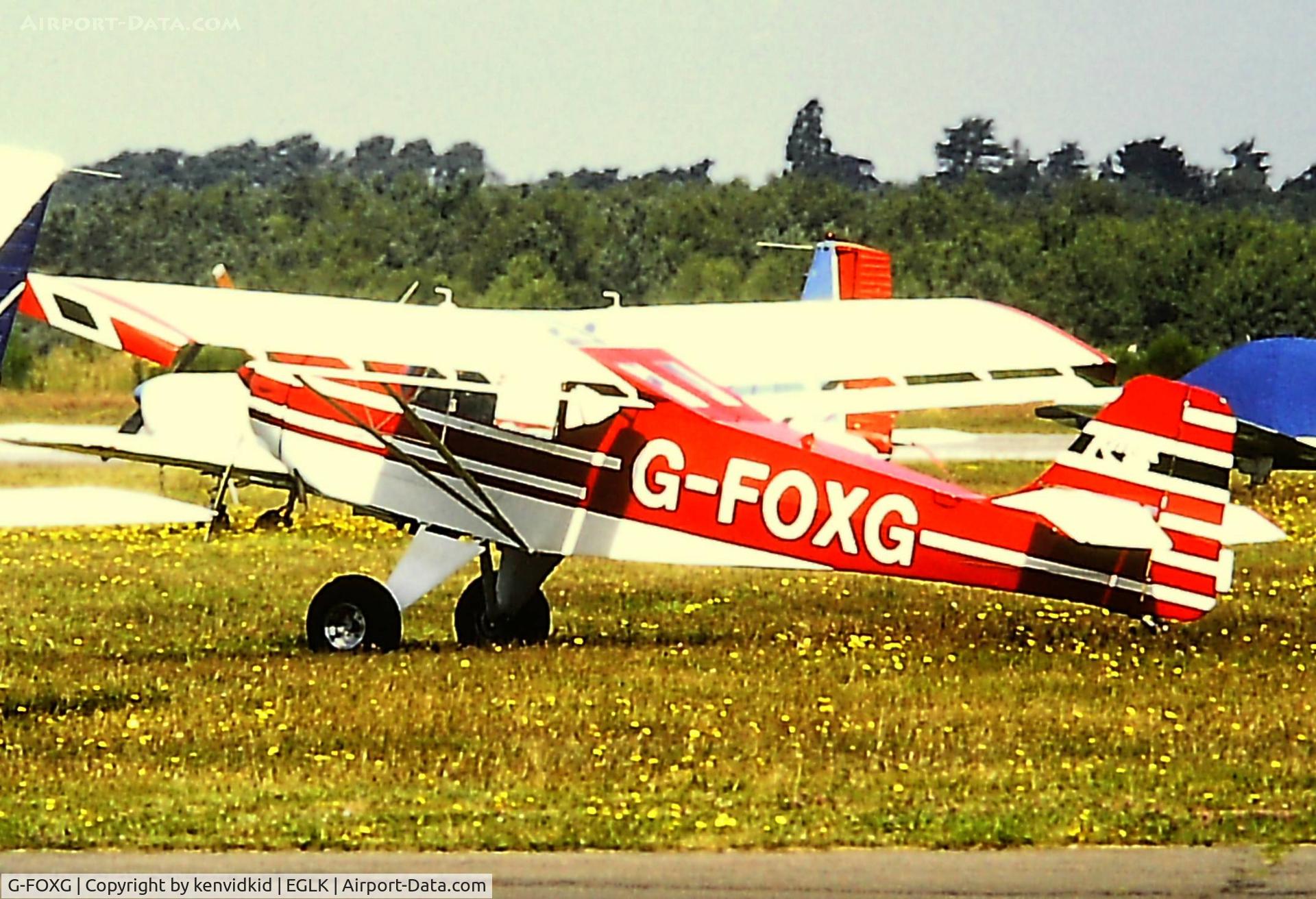 G-FOXG, 1992 Denney Kitfox C/N PFA 172-11886, At Blackbushe.