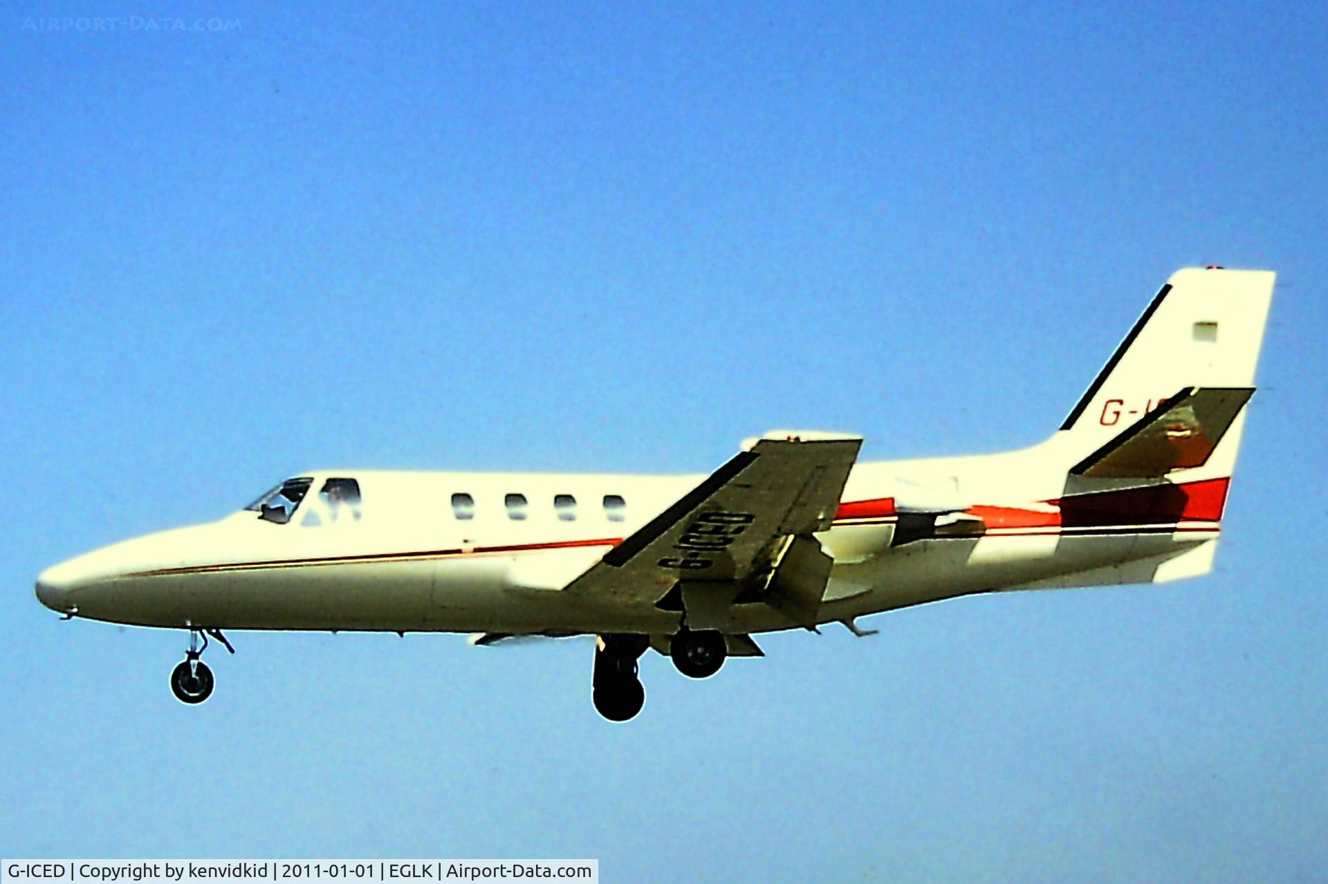 G-ICED, 1981 Cessna 501 Citation C/N 501-0230, At Blackbushe.
