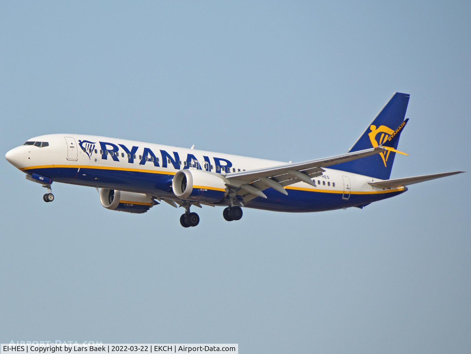 EI-HES, 2019 Boeing 737-8-200 MAX C/N 62306, RWY22L