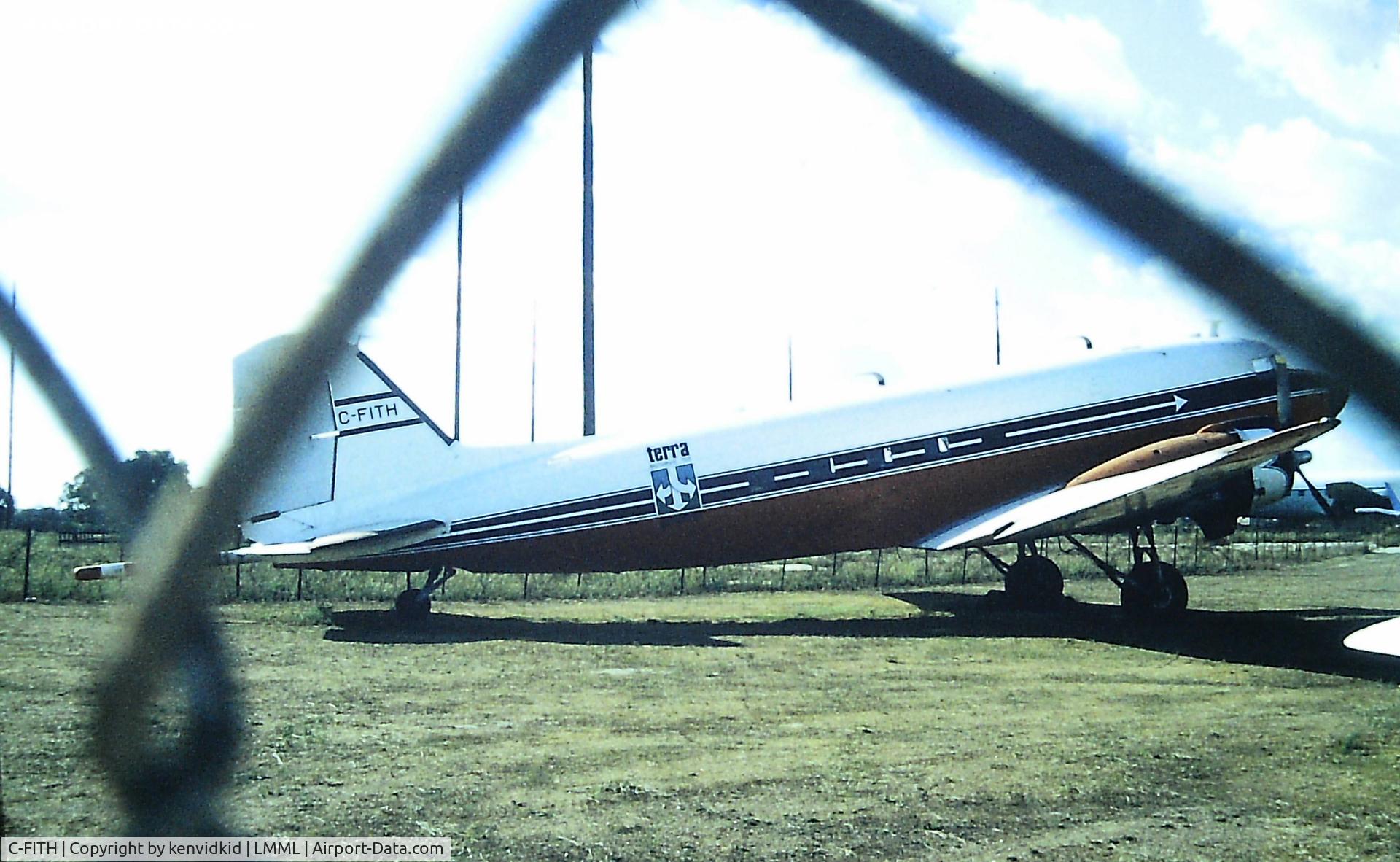 C-FITH, 1944 Douglas C-47A Skytrain C/N 20228, At Malta, please excuse the fence.
