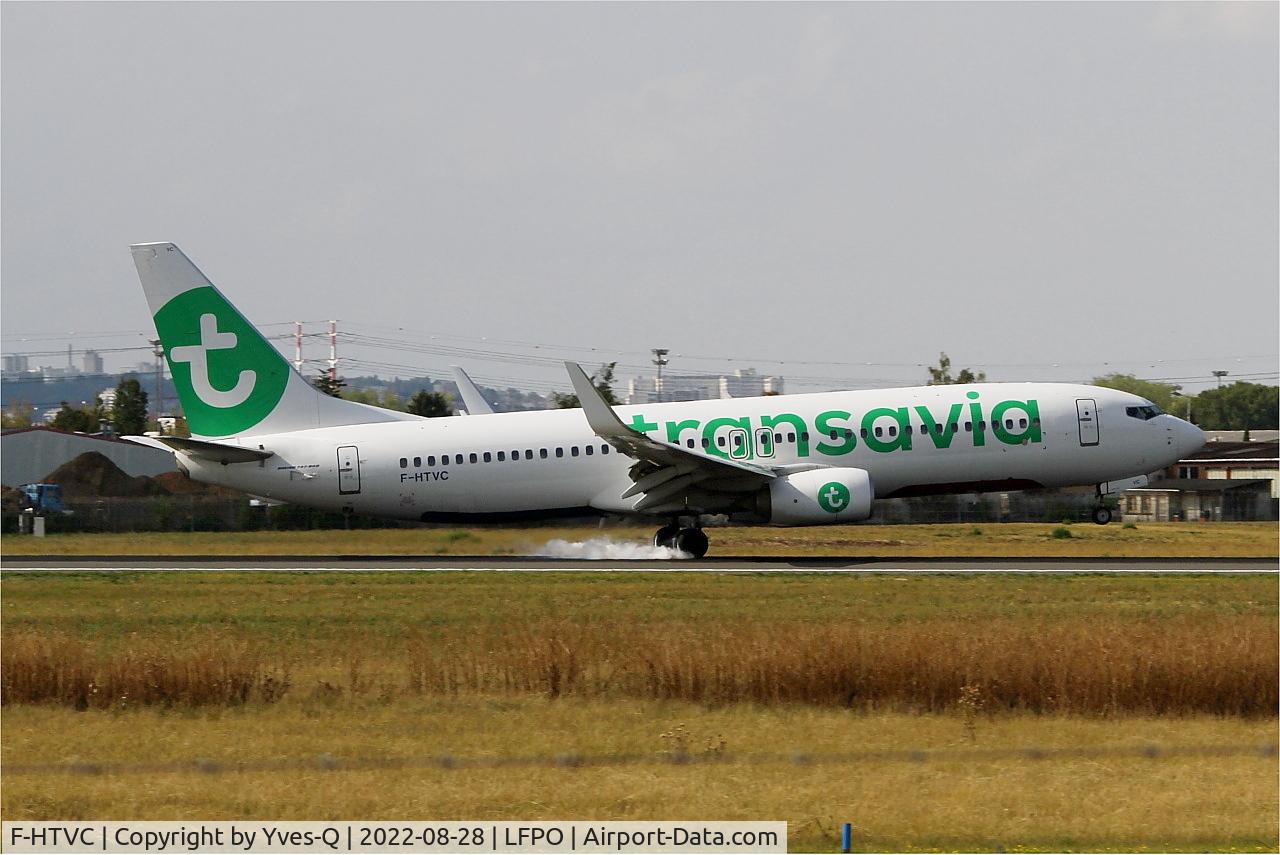 F-HTVC, 2016 Boeing 737-8K2 C/N 62150, Boeing 737-8K2, Landing rwy 06, Paris Orly airport (LFPO-ORY)