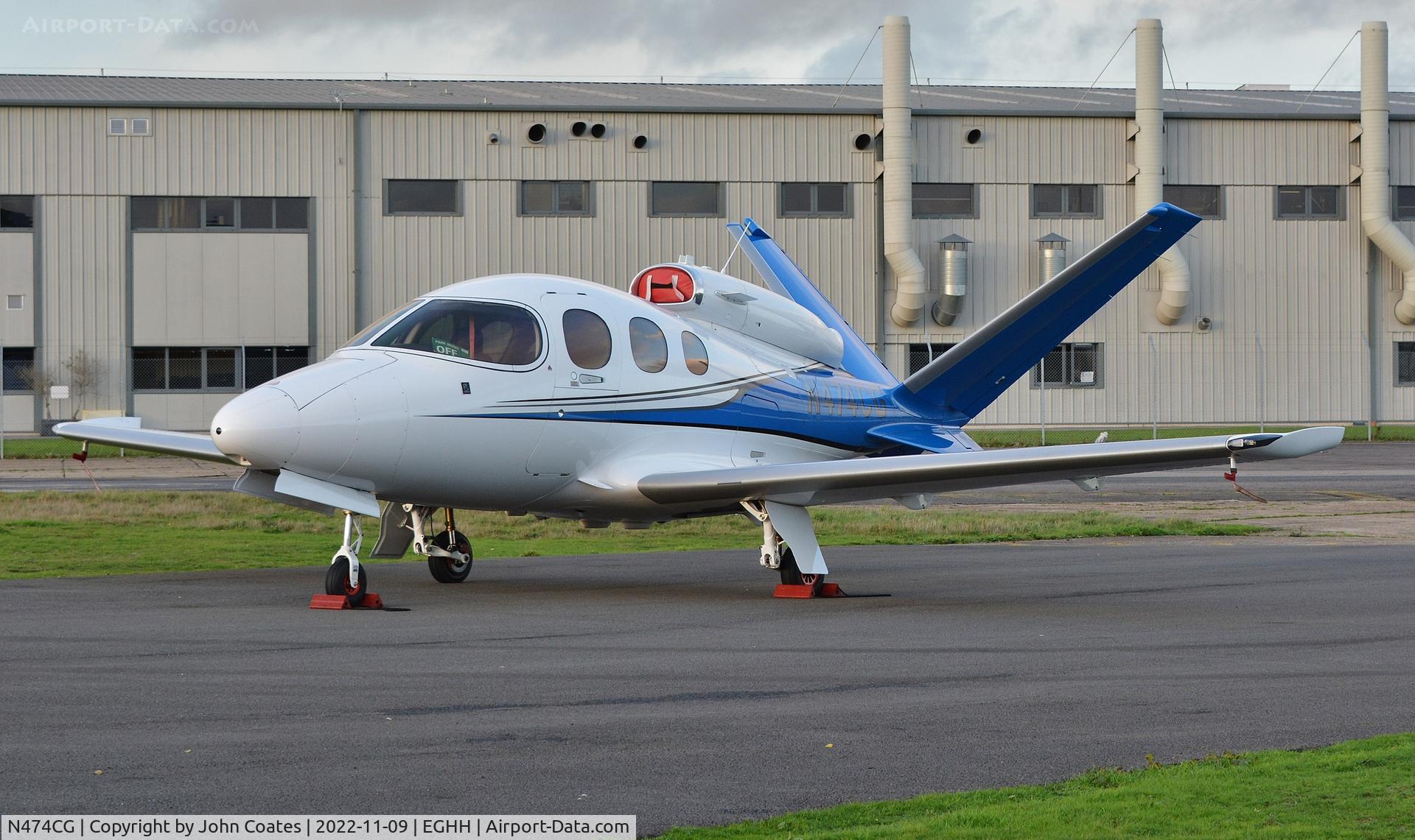 N474CG, 2018 Cirrus SF50 Vision C/N 0045, At Bliss Avn.