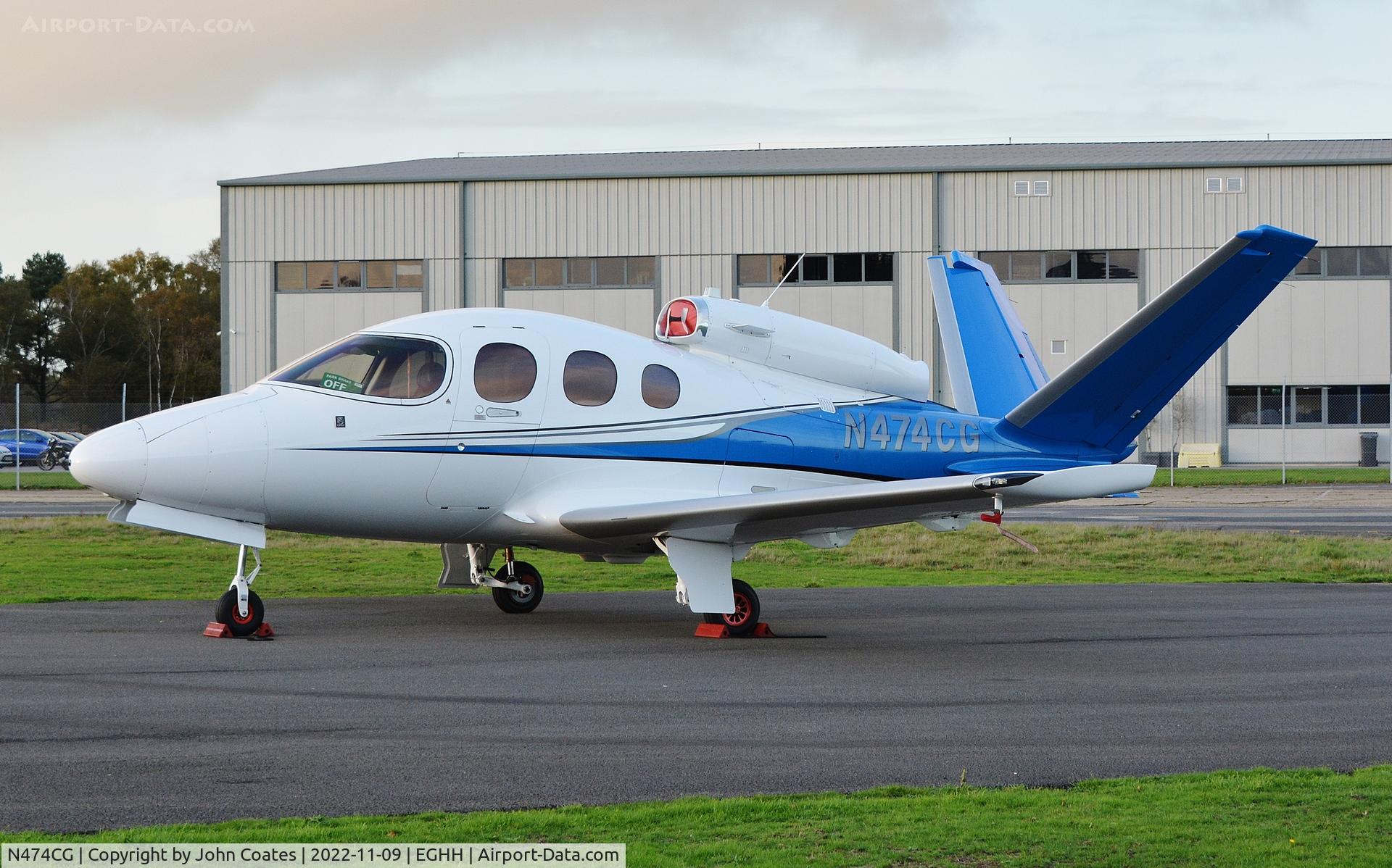 N474CG, 2018 Cirrus SF50 Vision C/N 0045, At Bliss Avn.