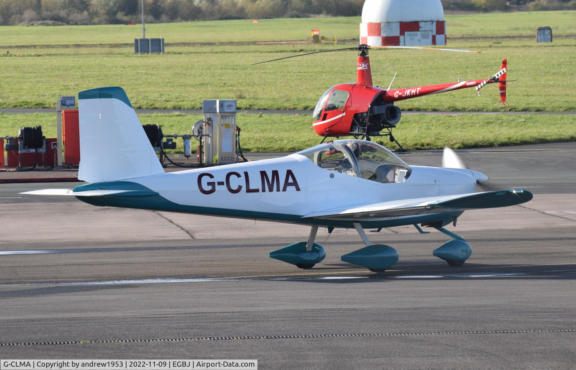 G-CLMA, 2020 Vans RV-12 C/N LAA 363-15502, G-CLMA at Gloucestershire Airport.
