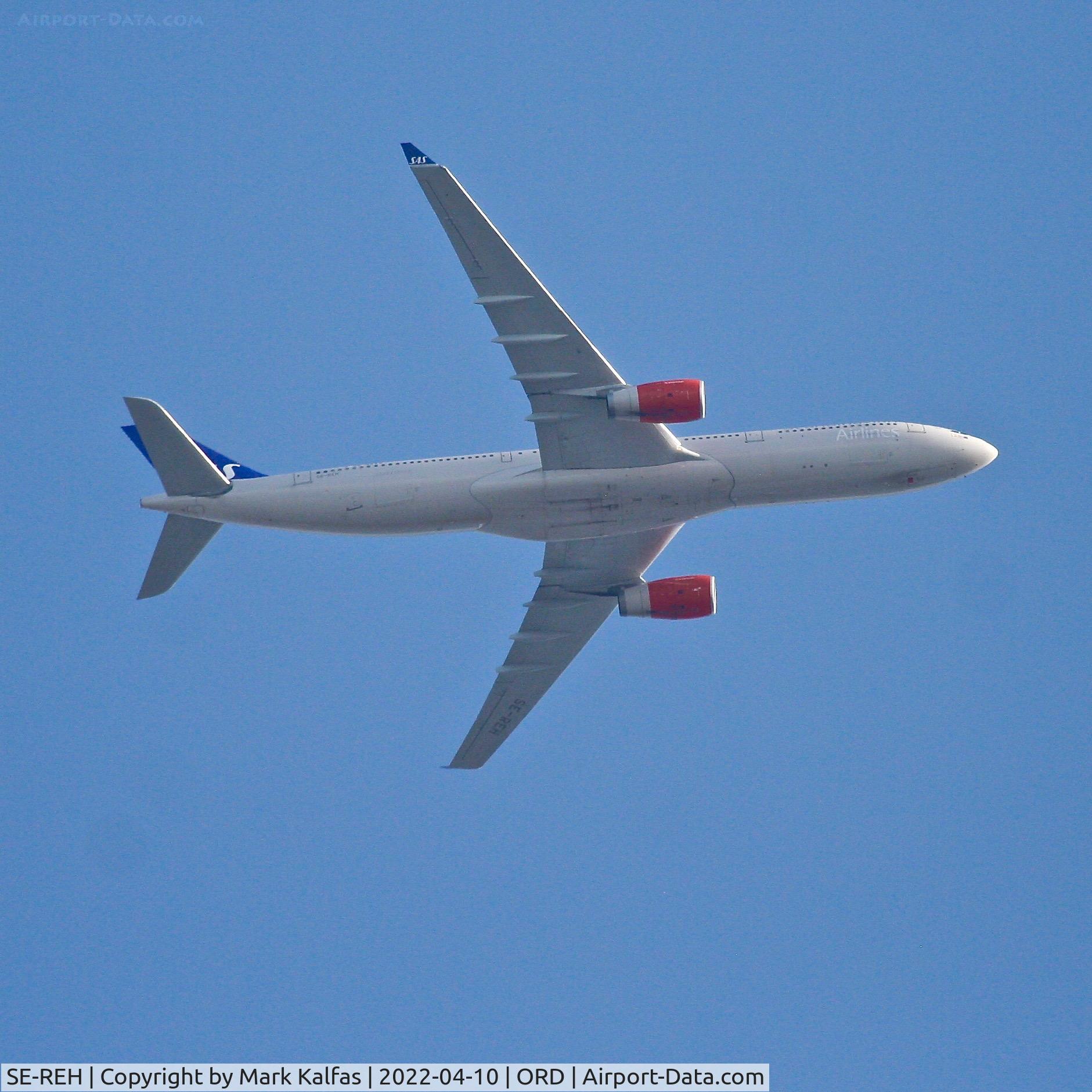 SE-REH, 2019 Airbus A330-343E C/N 1928, A333 Scandinavian SE-REH SAS919 arriving at ORD from CPH