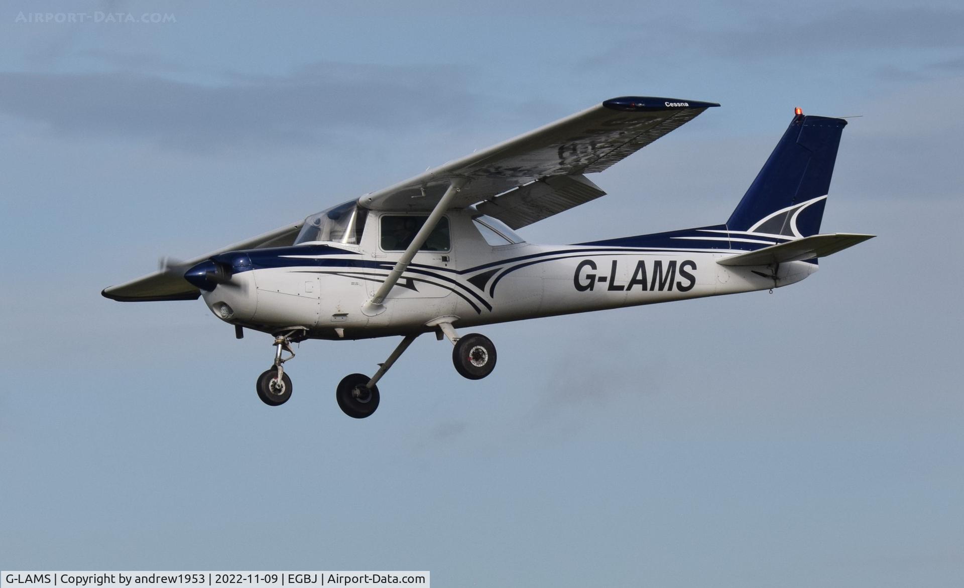 G-LAMS, 1978 Reims Cessna F152 C/N 1431, G-LAMS at Gloucestershire Airport.