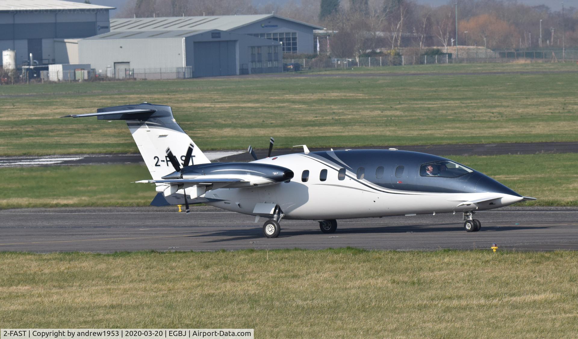 2-FAST, 2006 Piaggio P-180 Avanti II C/N 1122, 2-FAST at Gloucestershire Airport.
