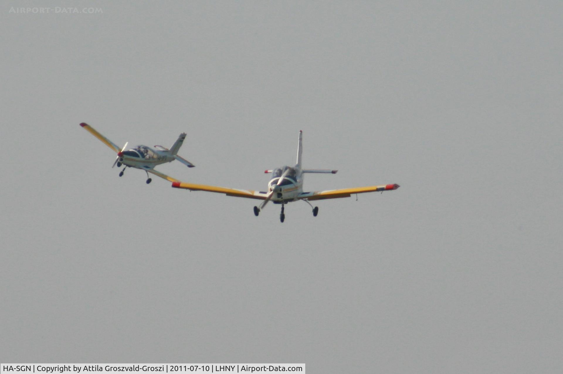 HA-SGN, 1985 Zlin Z-142 C/N 0420, LHNY - Nyiregyháza Airport, Hungary. Airshow 2011