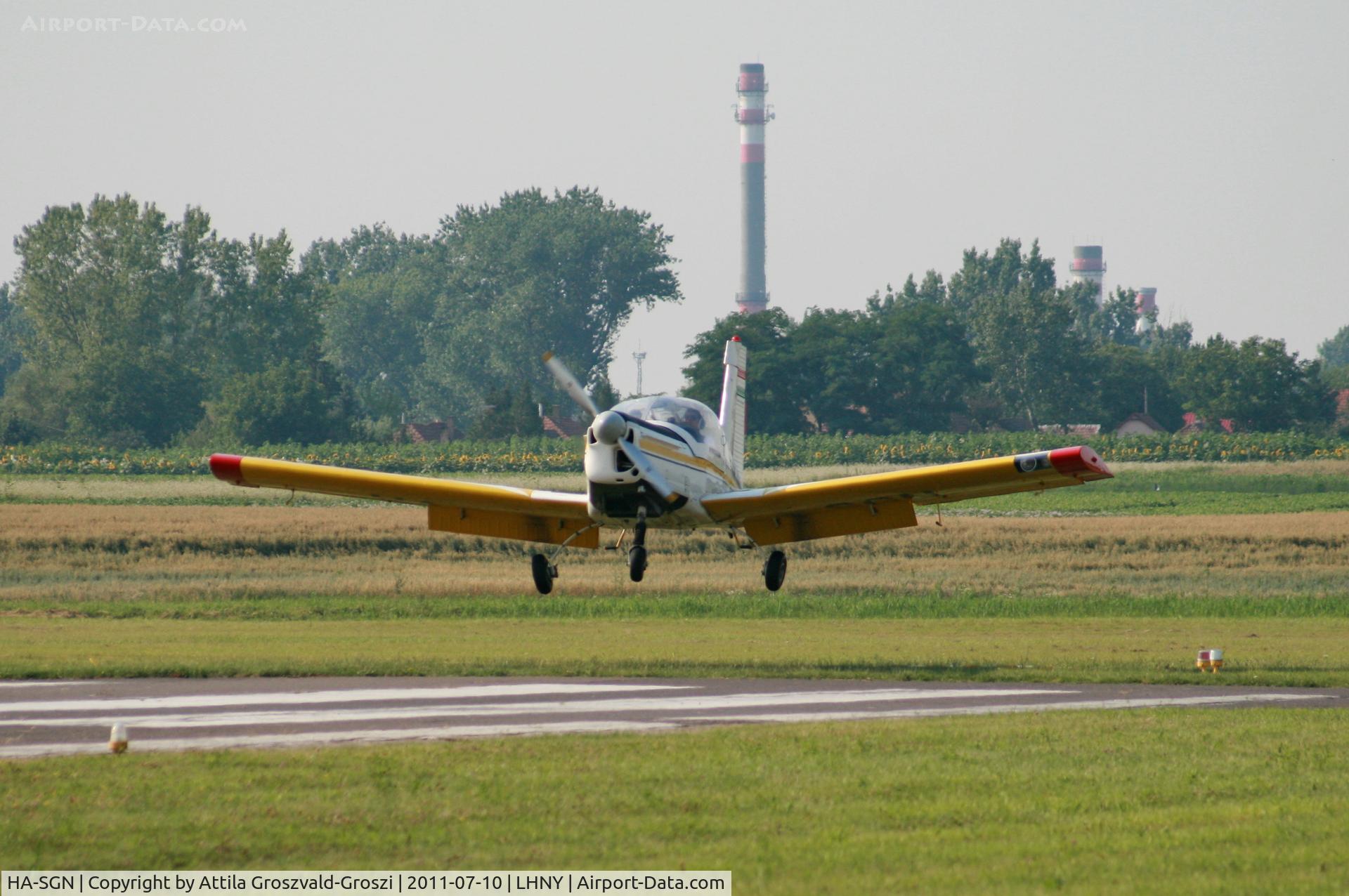 HA-SGN, 1985 Zlin Z-142 C/N 0420, LHNY - Nyiregyháza Airport, Hungary. Airshow 2011