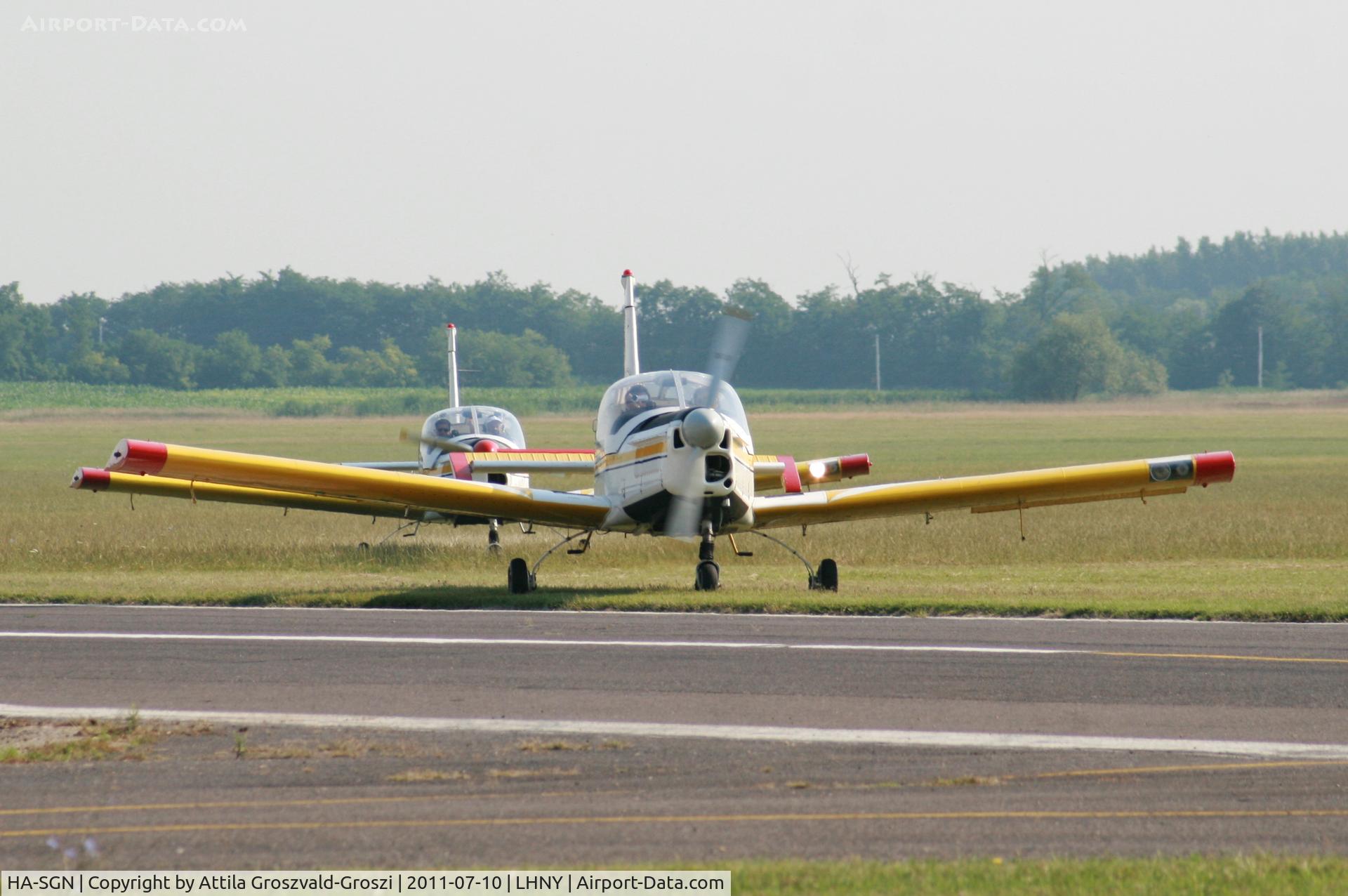 HA-SGN, 1985 Zlin Z-142 C/N 0420, LHNY - Nyiregyháza Airport, Hungary. Airshow 2011