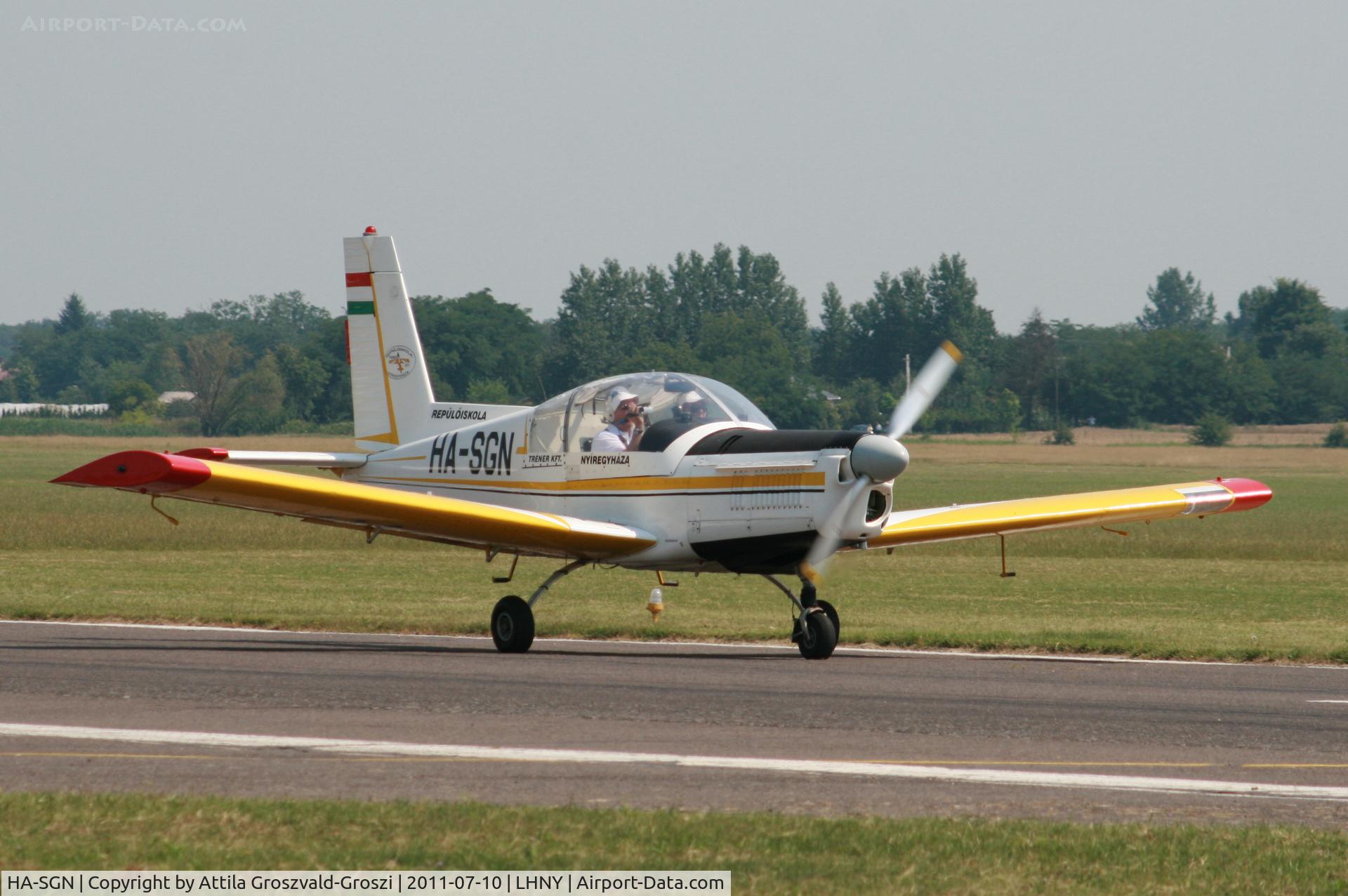 HA-SGN, 1985 Zlin Z-142 C/N 0420, LHNY - Nyiregyháza Airport, Hungary. Airshow 2011
