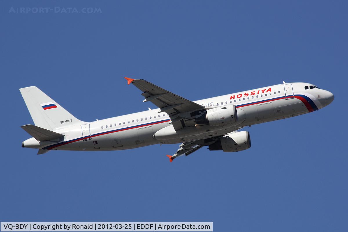 VQ-BDY, 2001 Airbus A320-214 C/N 1657, at fra