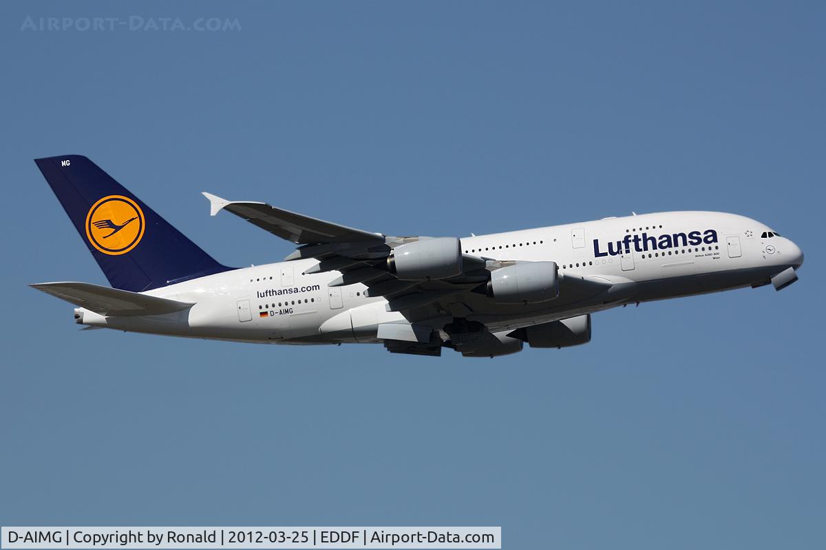 D-AIMG, 2011 Airbus A380-841 C/N 069, at fra