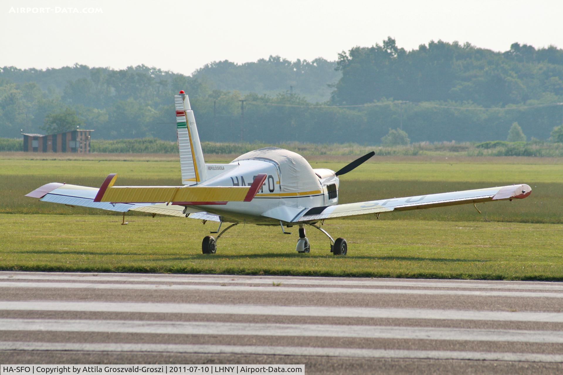 HA-SFO, 1980 Zlin Z-142 C/N 0226, LHNY - Nyiregyháza Airport, Hungary. Airshow 2011