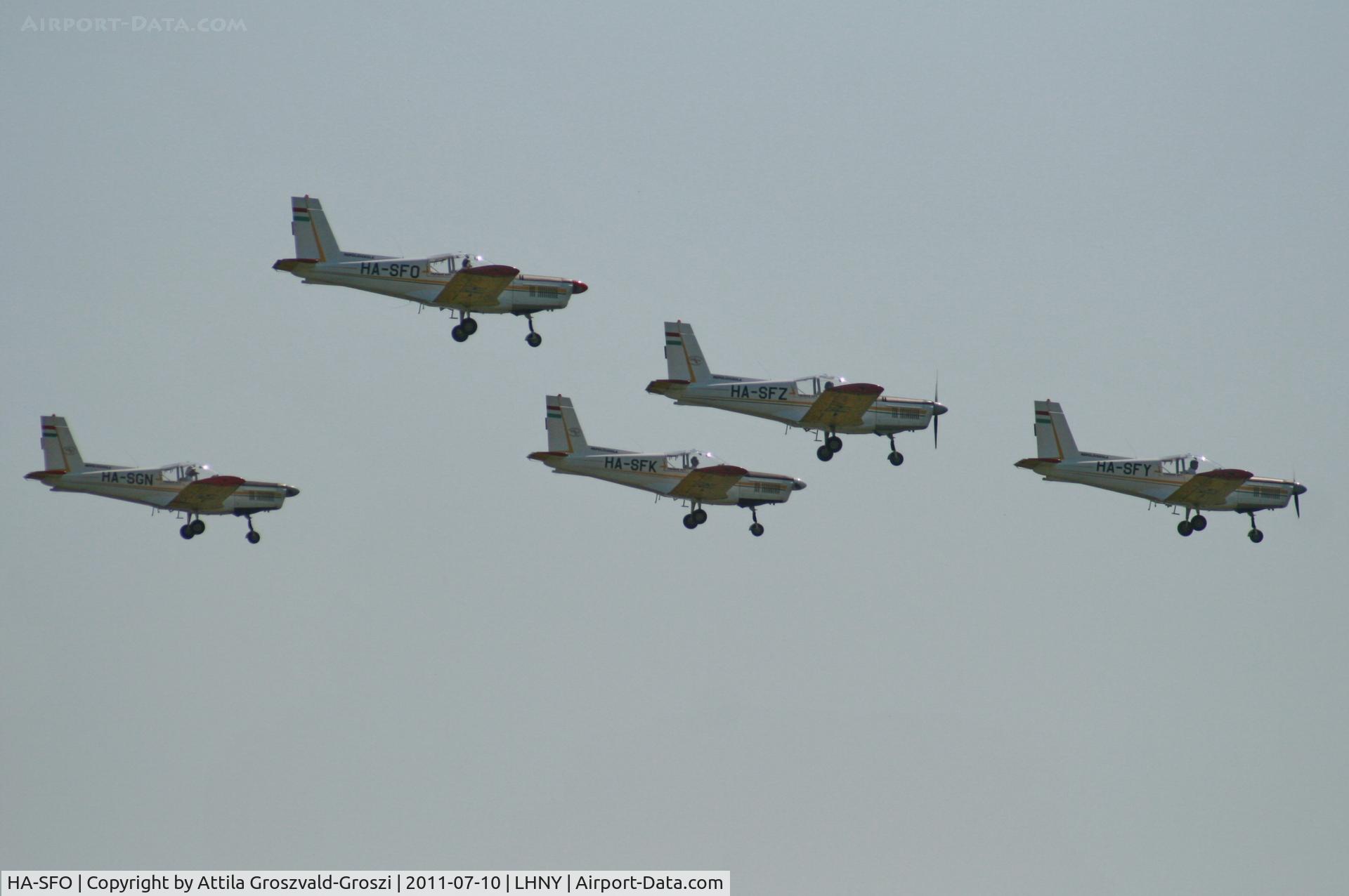 HA-SFO, 1980 Zlin Z-142 C/N 0226, LHNY - Nyiregyháza Airport, Hungary. Airshow 2011