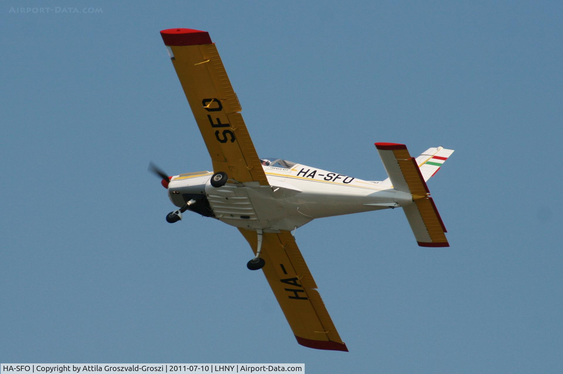 HA-SFO, 1980 Zlin Z-142 C/N 0226, LHNY - Nyiregyháza Airport, Hungary. Airshow 2011