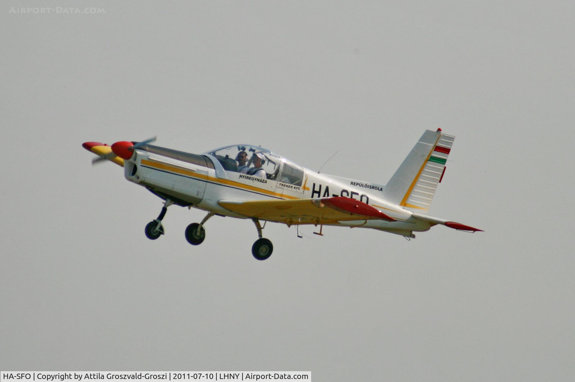HA-SFO, 1980 Zlin Z-142 C/N 0226, LHNY - Nyiregyháza Airport, Hungary. Airshow 2011