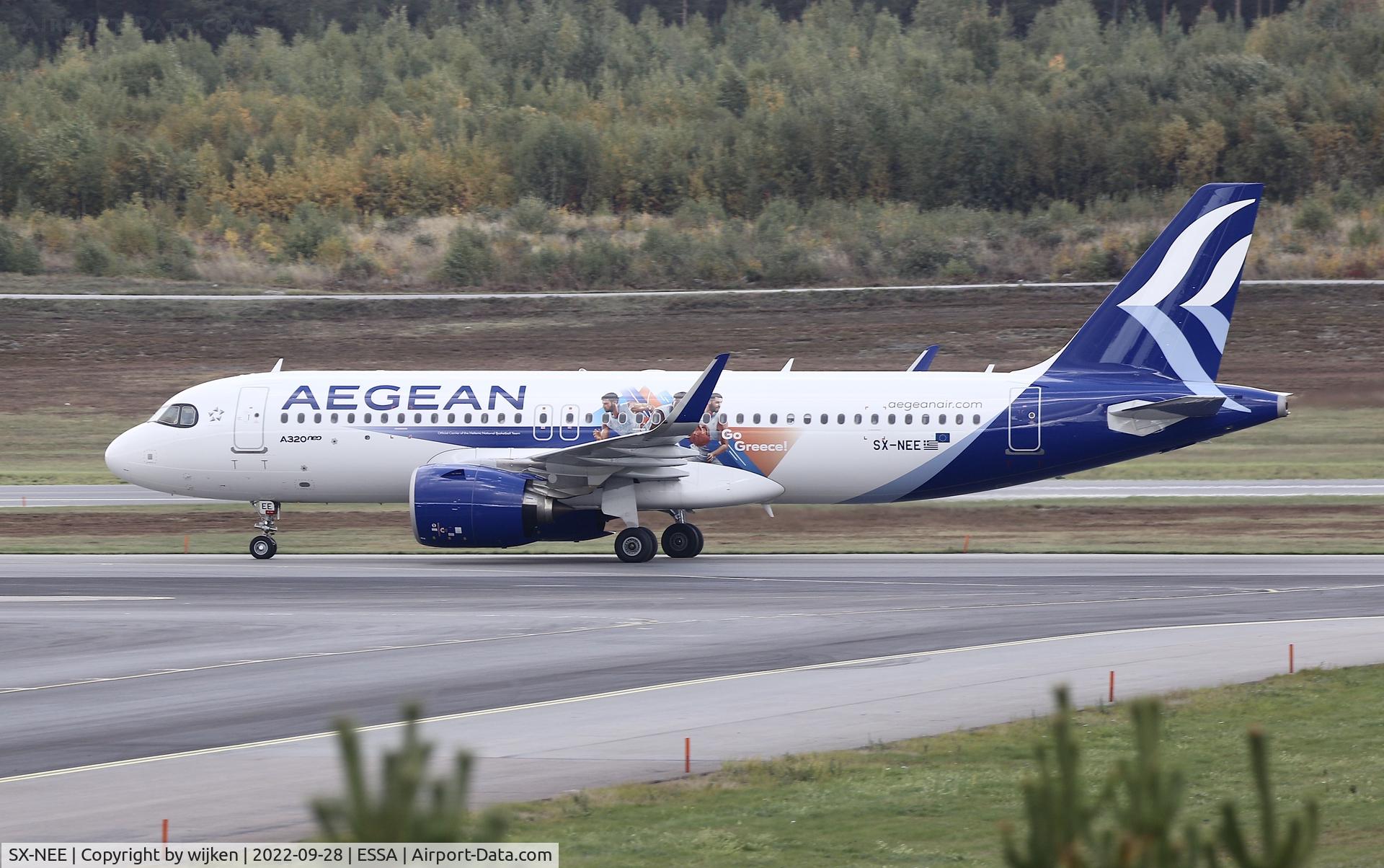 SX-NEE, 2022 Airbus A320-271N C/N 10901, TWY X