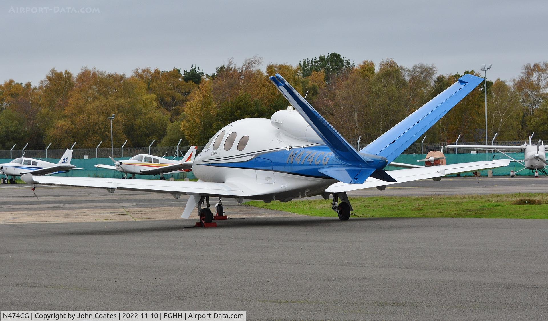 N474CG, 2018 Cirrus SF50 Vision C/N 0045, At Bliss Avn.