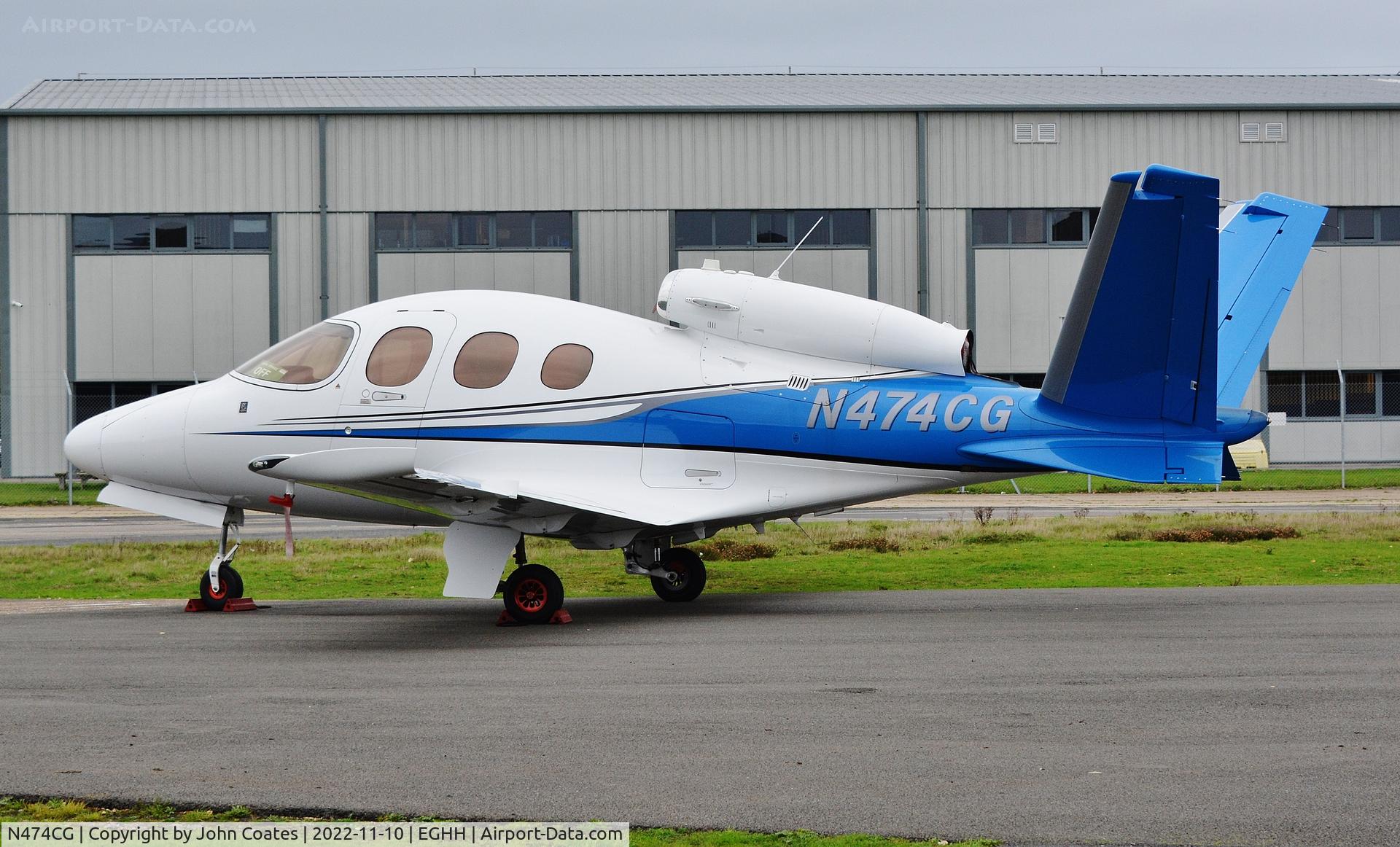 N474CG, 2018 Cirrus SF50 Vision C/N 0045, At Bliss Avn.