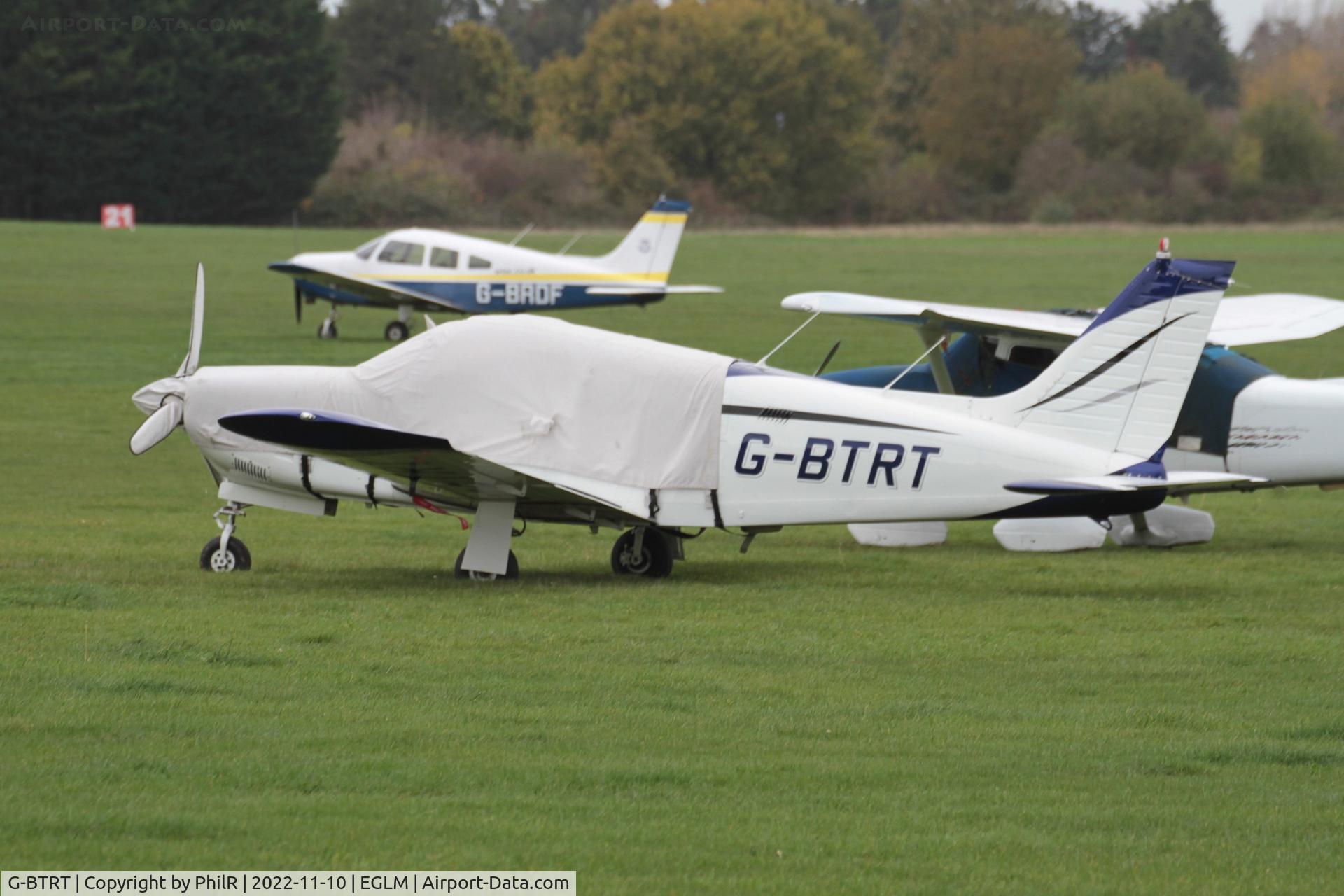 G-BTRT, 1975 Piper PA-28R-200 Cherokee Arrow C/N 28R-7535270, G-BTRT 1975 Piper PA-28 Cherokee Arrow White Waltham