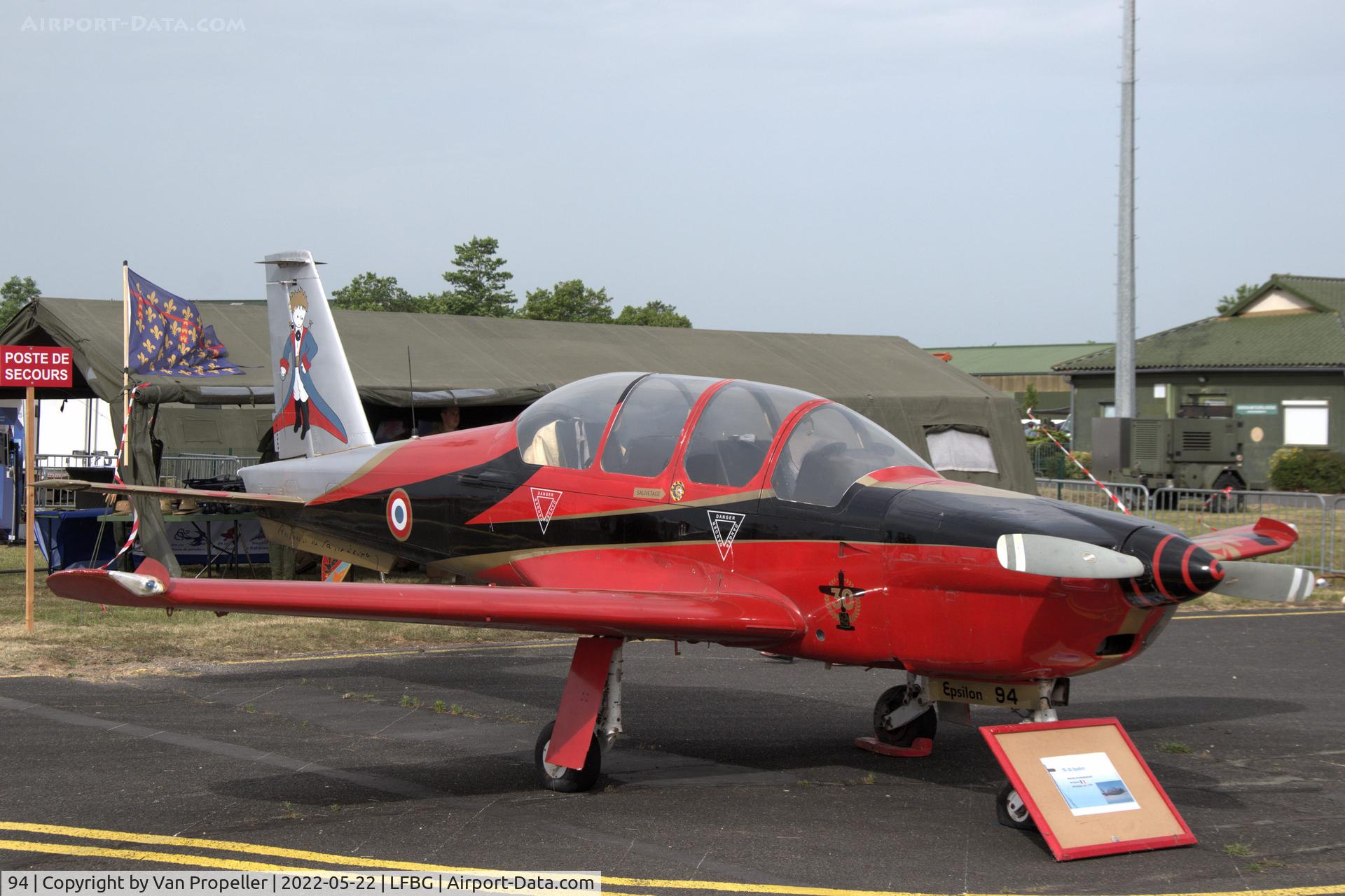 94, Socata TB-30 Epsilon C/N 94, French Air Force SOCATA TB-30 Epsilon at Cognac - Châteaubernard air base, France, 2022