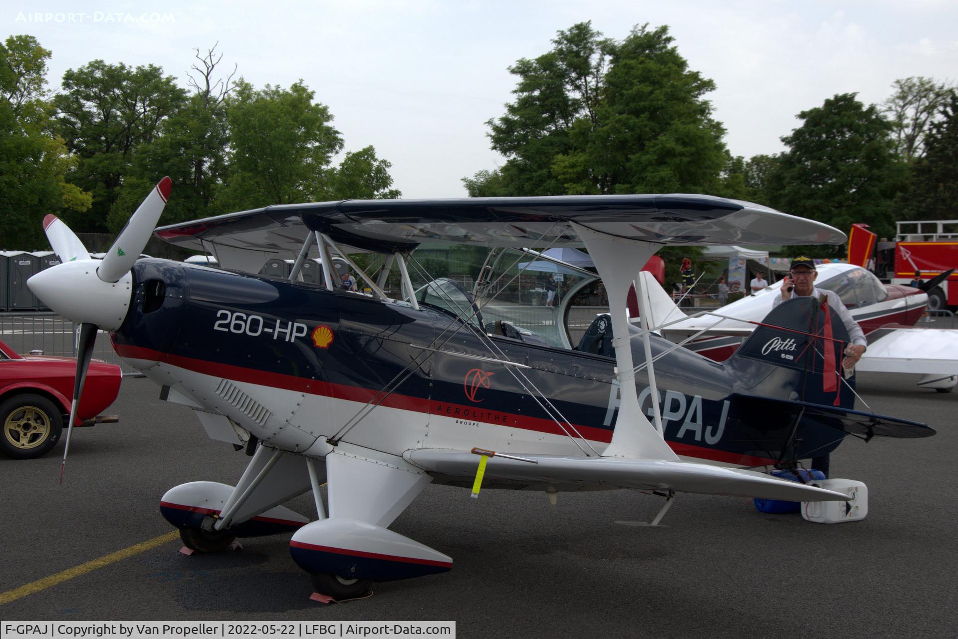 F-GPAJ, Christen Pitts S-2B Special C/N 5286, Pitts S-2B Special at Cognac - Châteaubernard air base, France, 2022